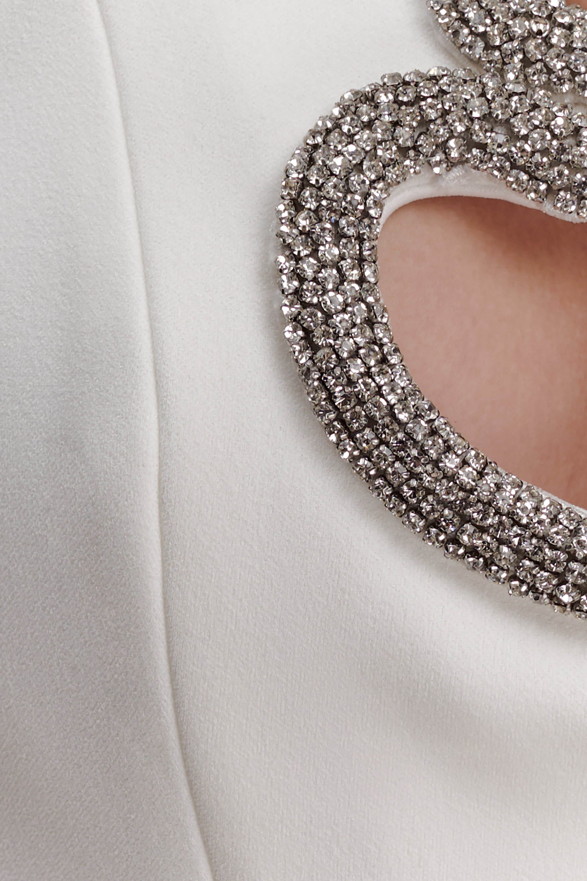 Hilda Embellished Strapless Maxi Dress - White #6