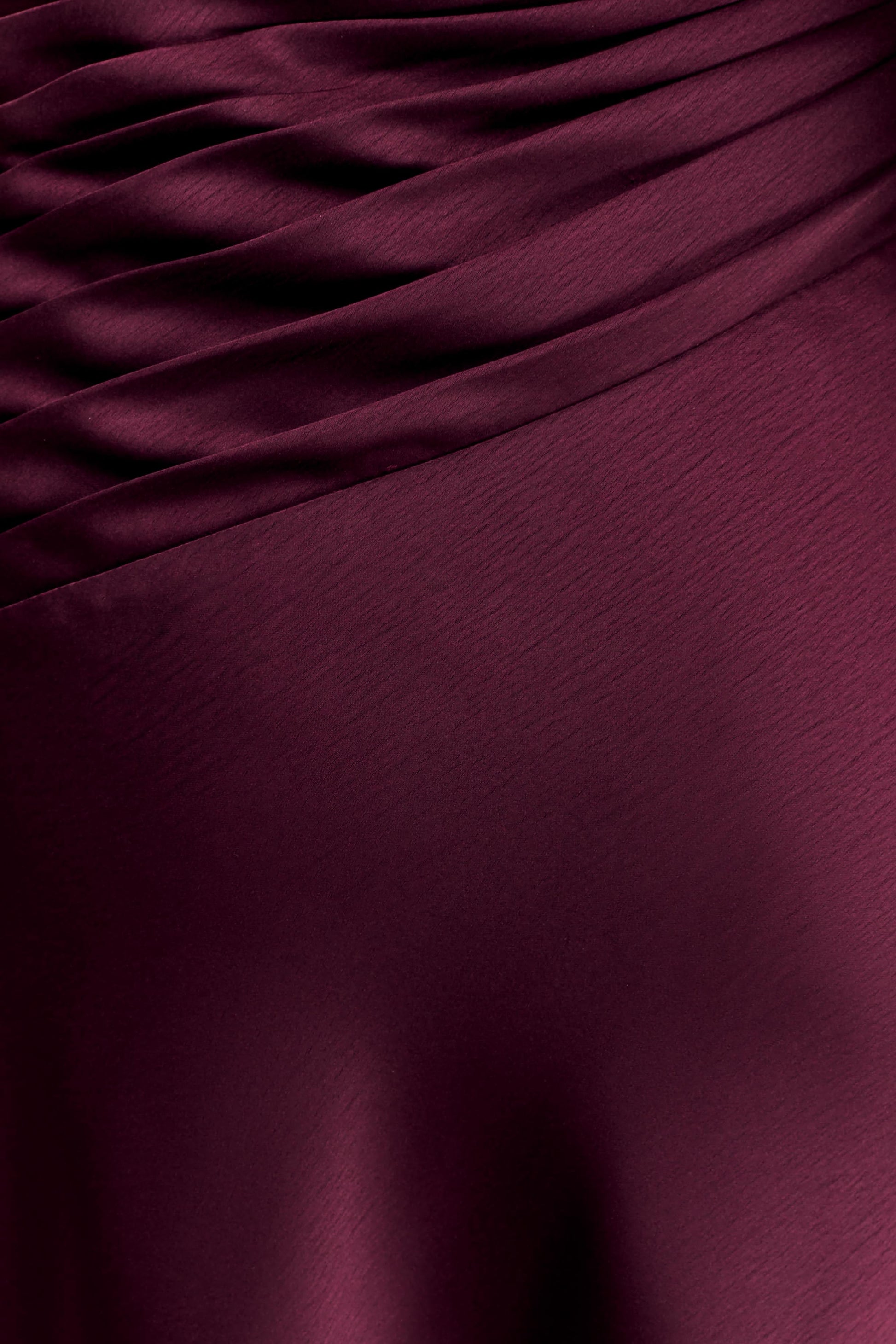 Lyla Asymmetrical Satin Maxi Dress - Plum | MESHKI US Lyla Asymmetrical Satin Maxi Dress - Plum | MESHKI US