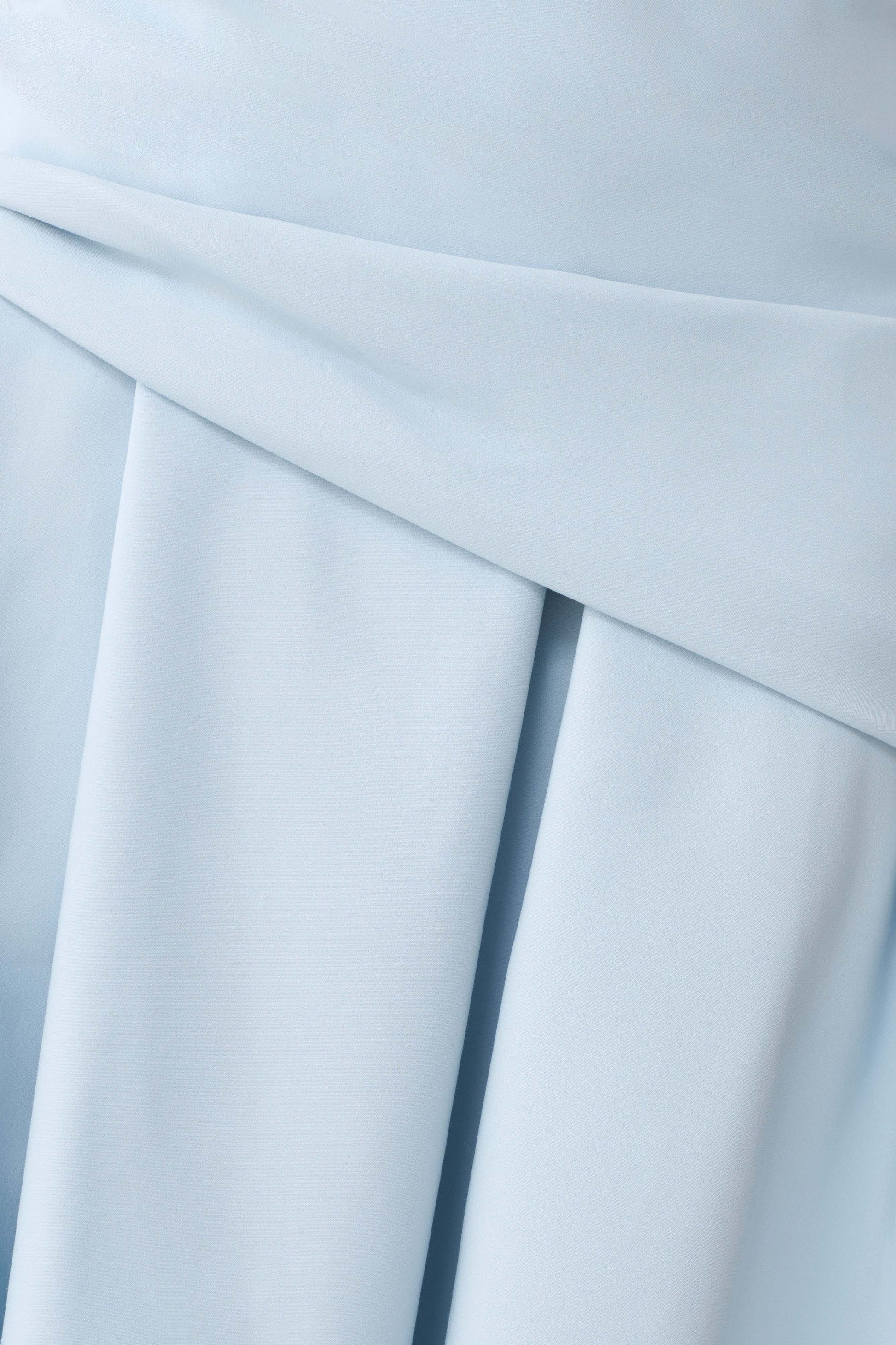 Emily Wrapped Waist Midi Dress / Sky Blue | MESHKI