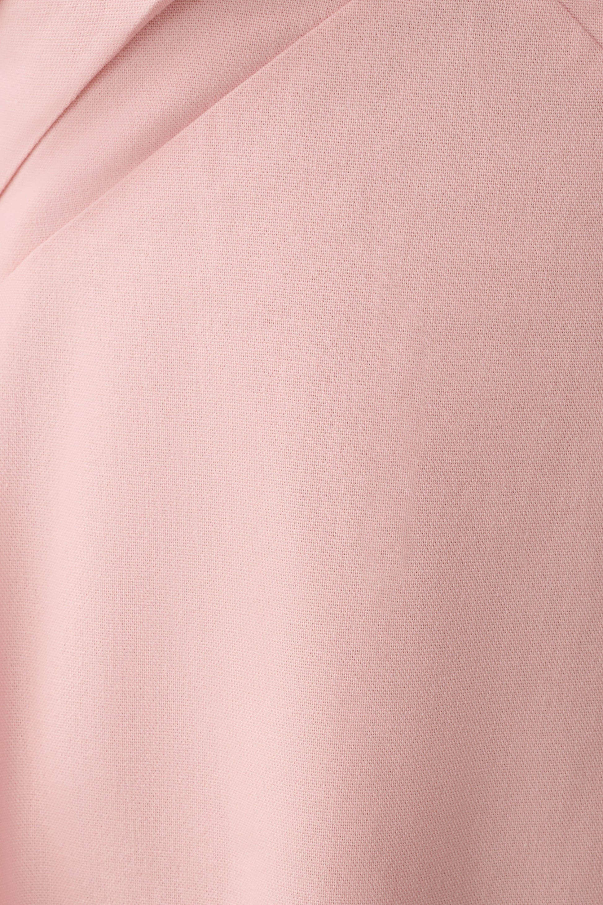 Rosie Linen Halter Midi Dress - Pink #4