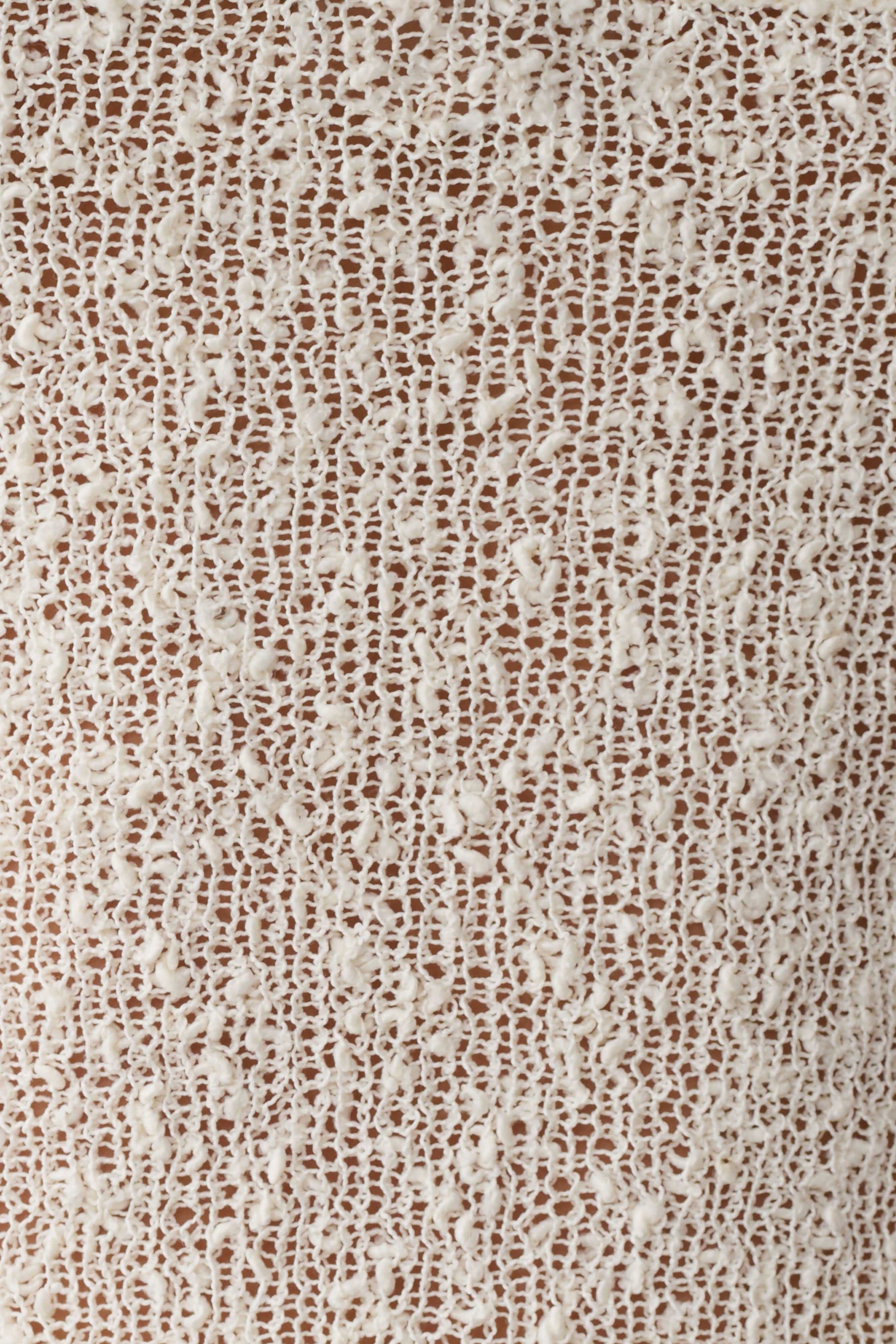 Mattais Boucle Knit Top - Ivory #8