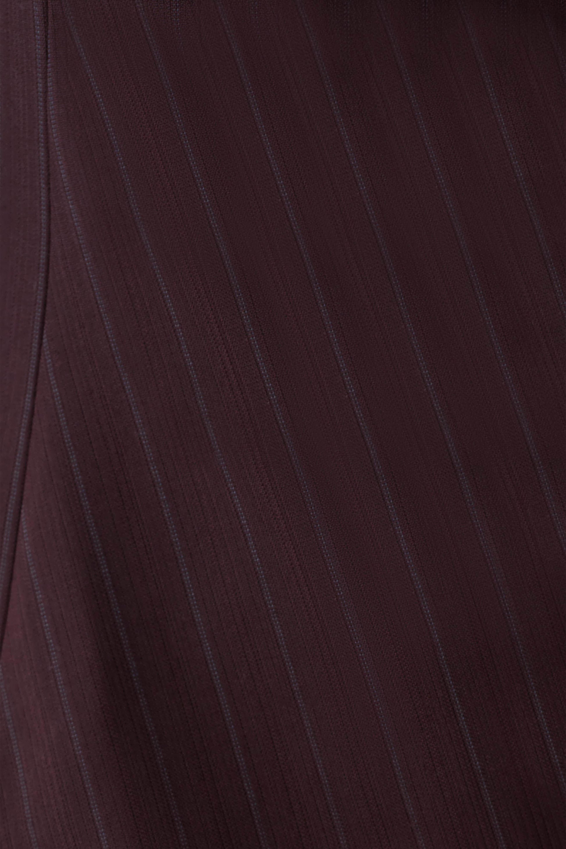 Agatha Square Neck Blazer - Plum Pinstripe #7