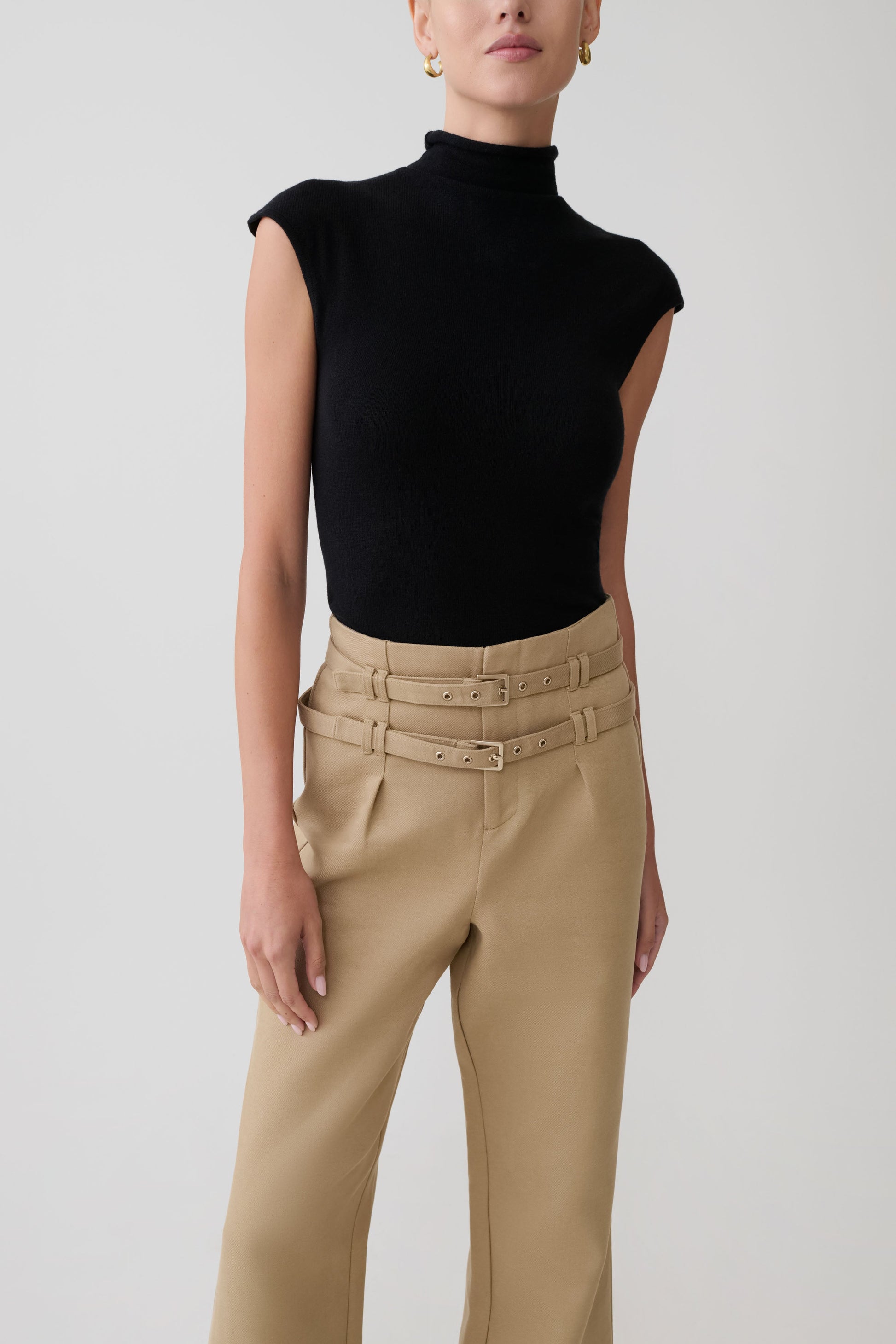 Sonny Short Sleeve Knit Top - Black #3