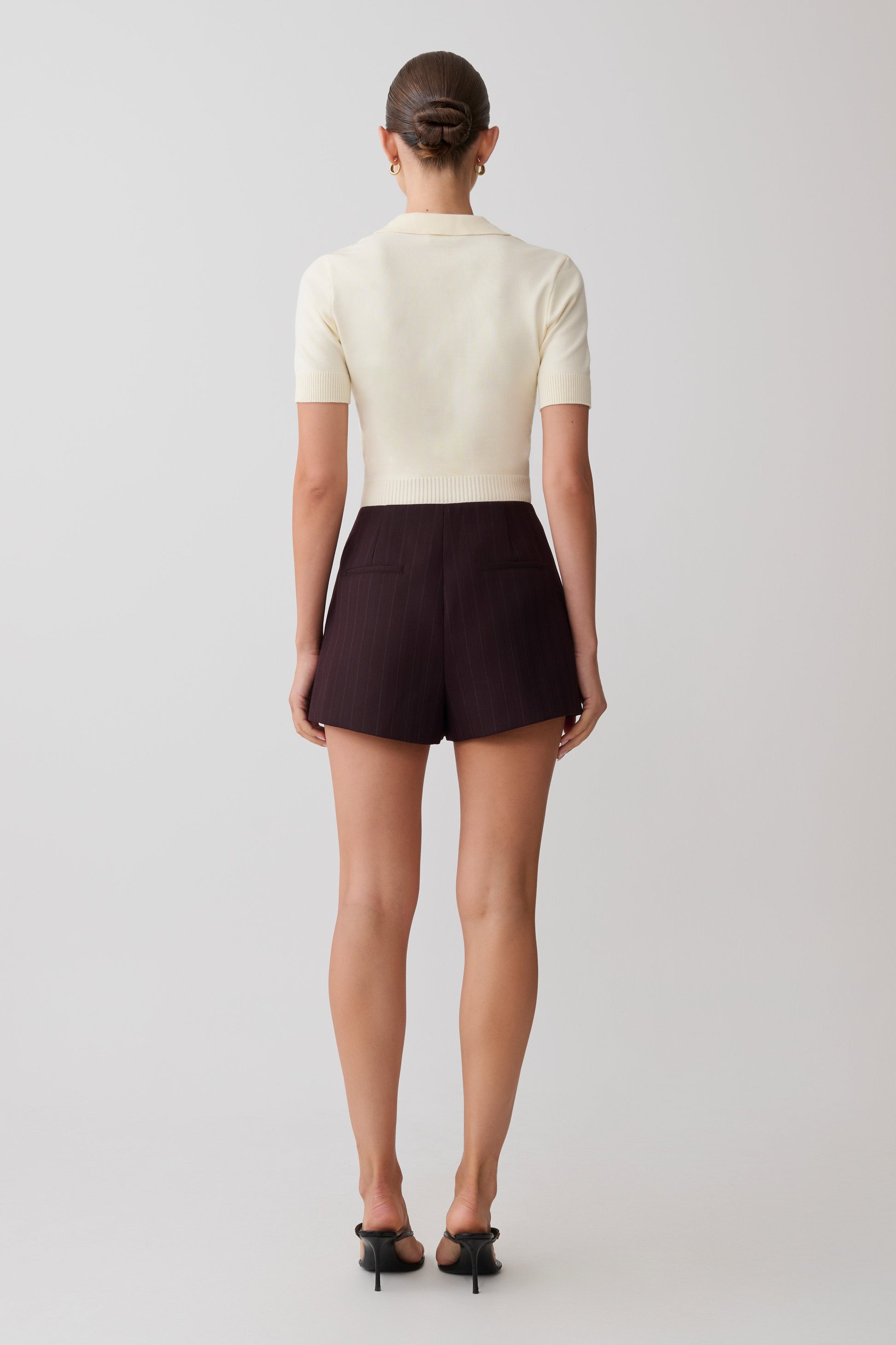 Philly Knit Button Up Top - Ivory #5