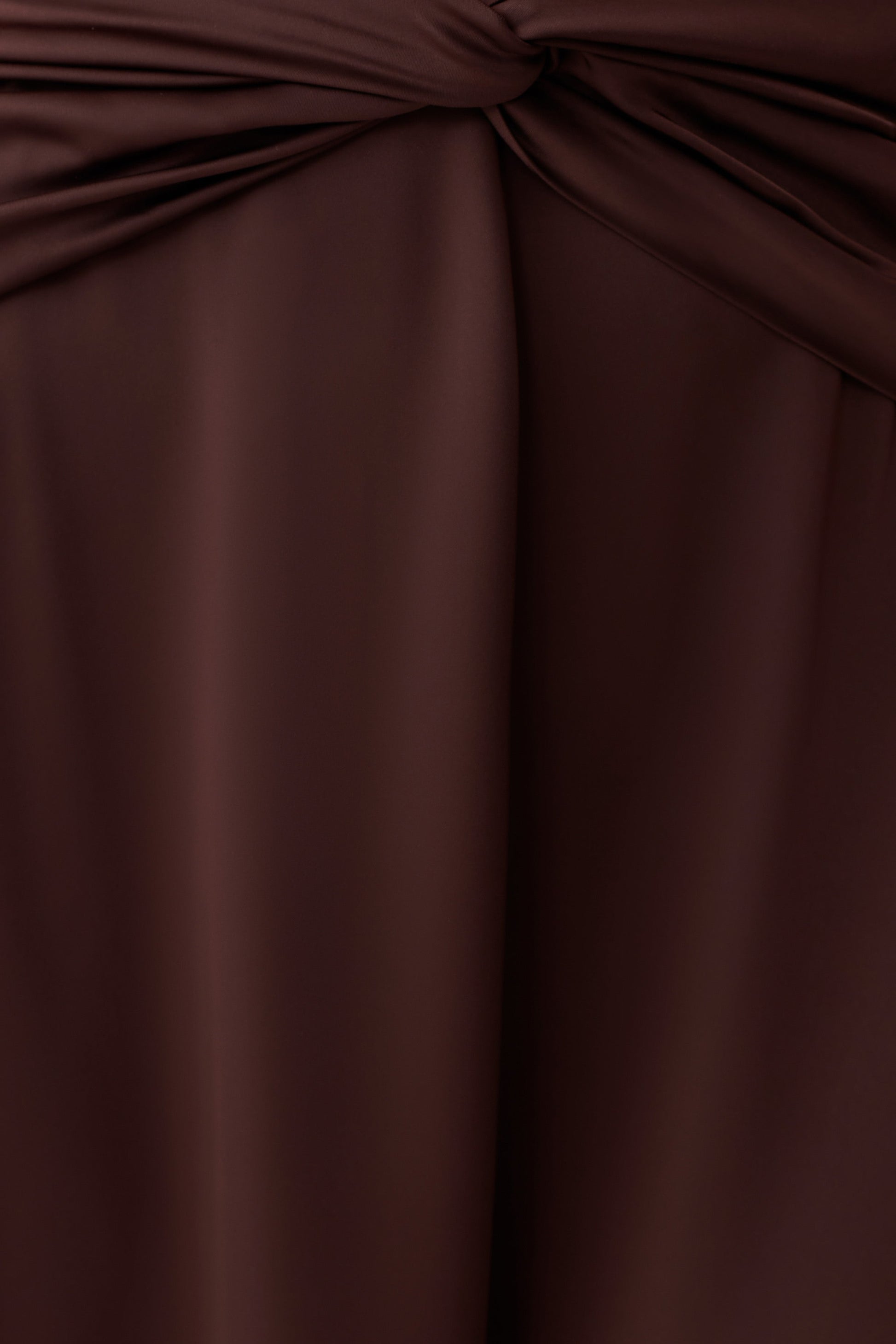 Cyra Plunge Satin Midi Dress - Dark Chocolate | MESHKI US Cyra Plunge Satin Midi Dress - Dark Chocolate | MESHKI US