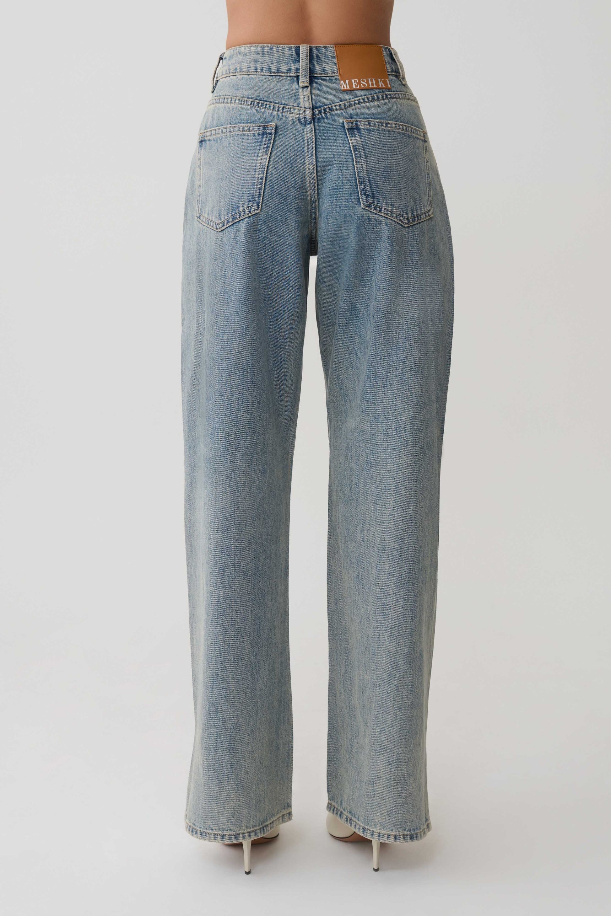 Tyla Diamante Denim Jeans - Blue/Green #10