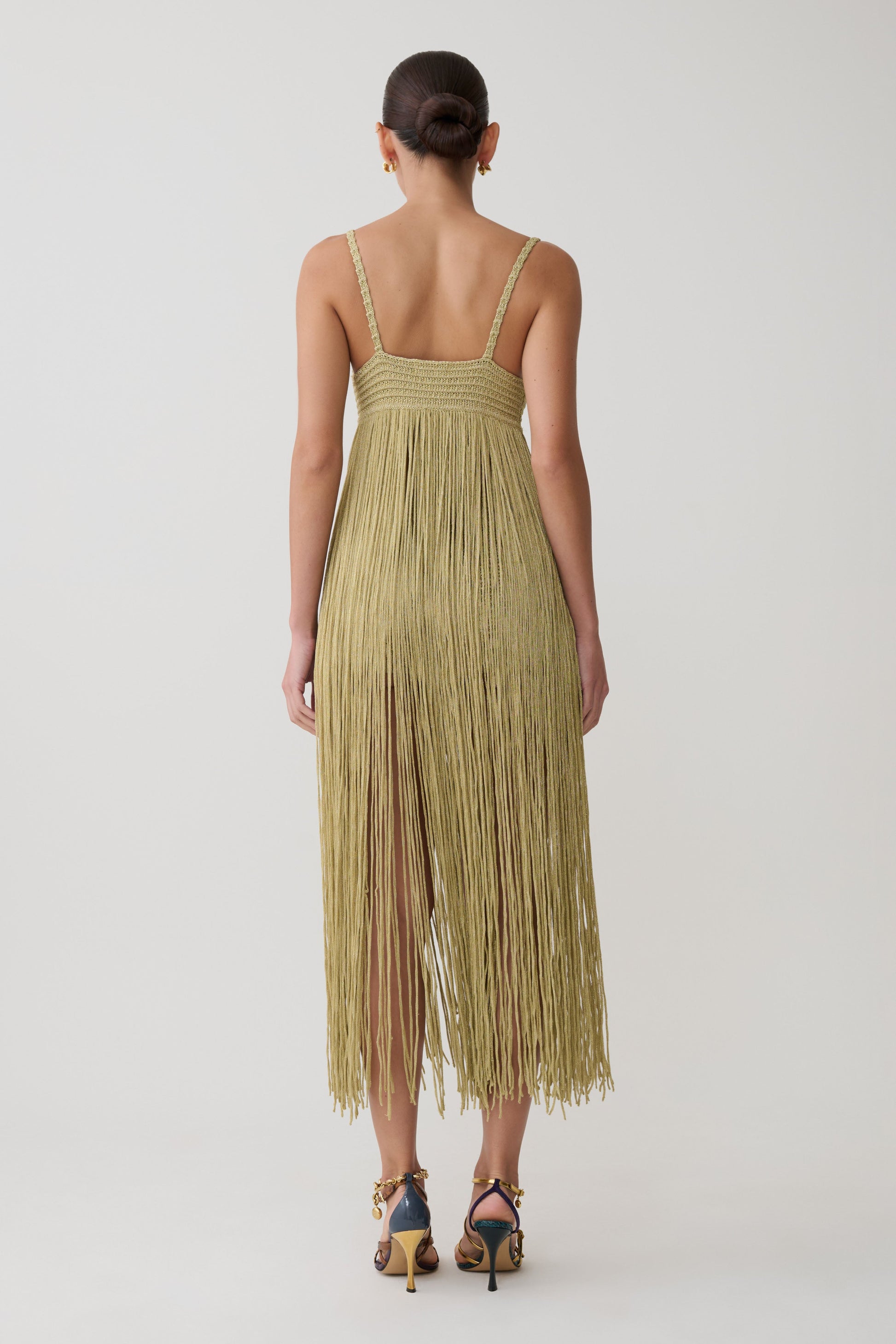 Renee Lurex Crochet Maxi Dress - Gold | MESHKI US Renee Lurex Crochet Maxi Dress - Gold | MESHKI US