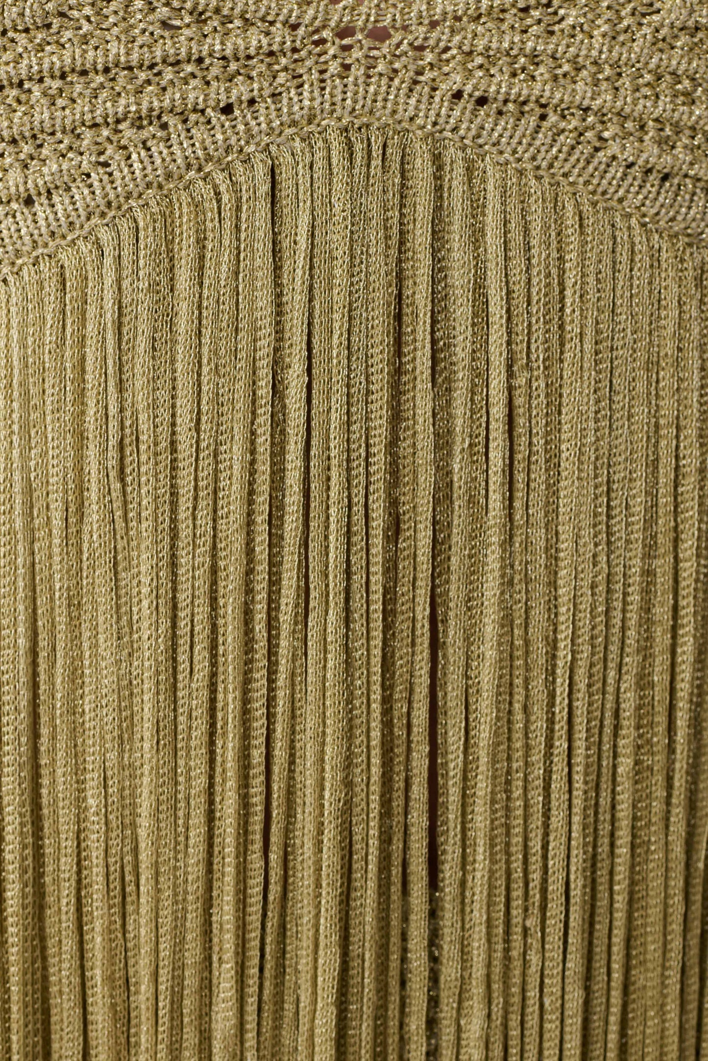 Renee Lurex Crochet Maxi Dress - Gold