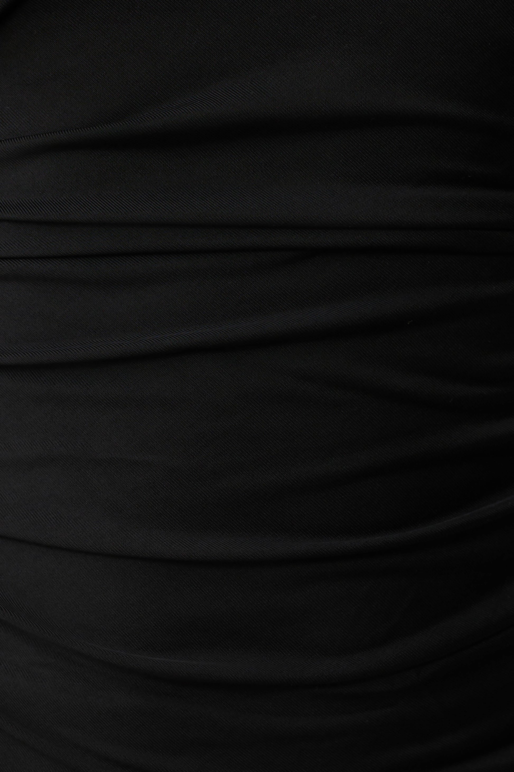 Luu Off Shoulder Slinky Top - Black #8