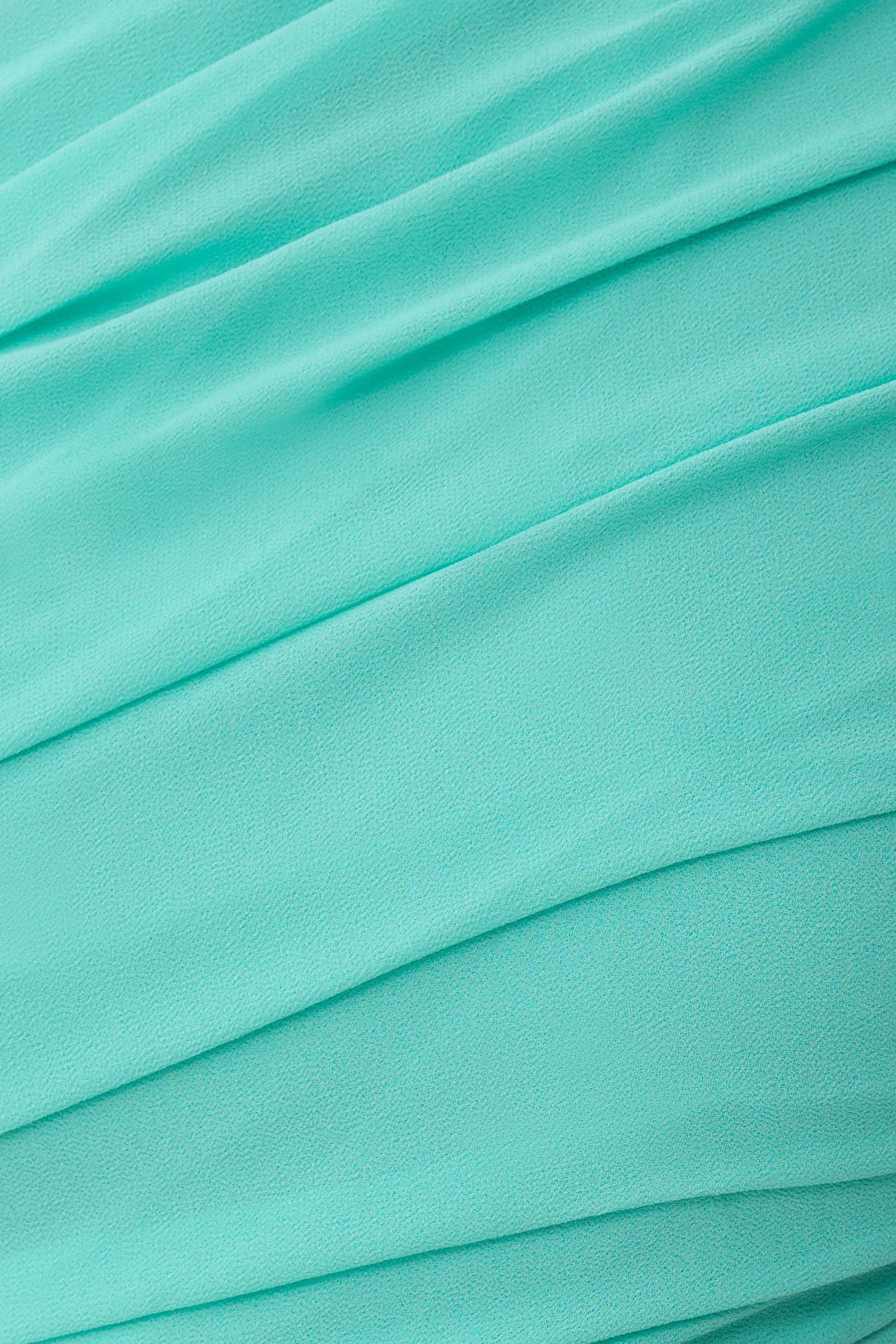 Aria Chiffon Cut Out Maxi Dress - Lagoon #3