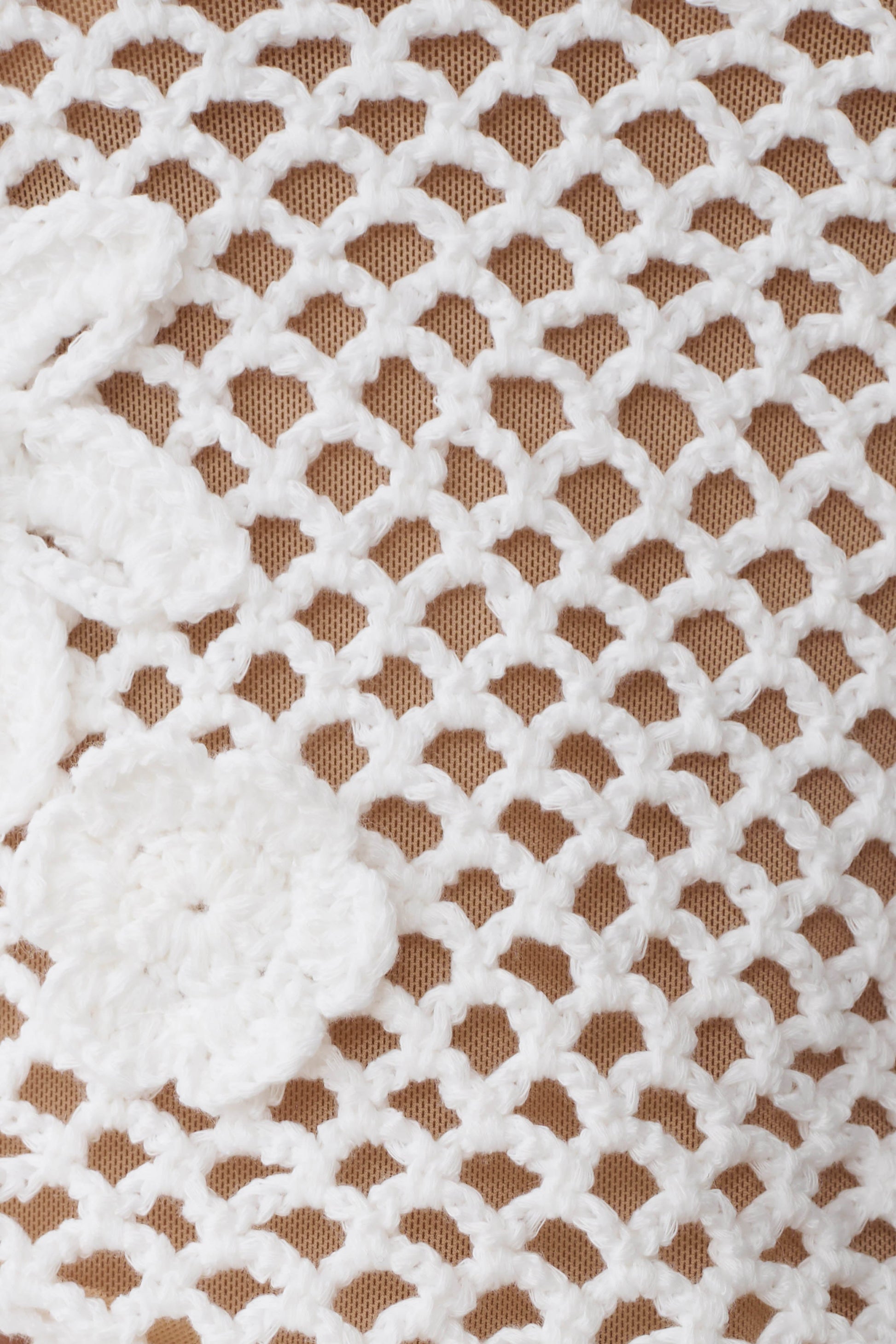 Miley Crochet Halter Top - Ivory #7