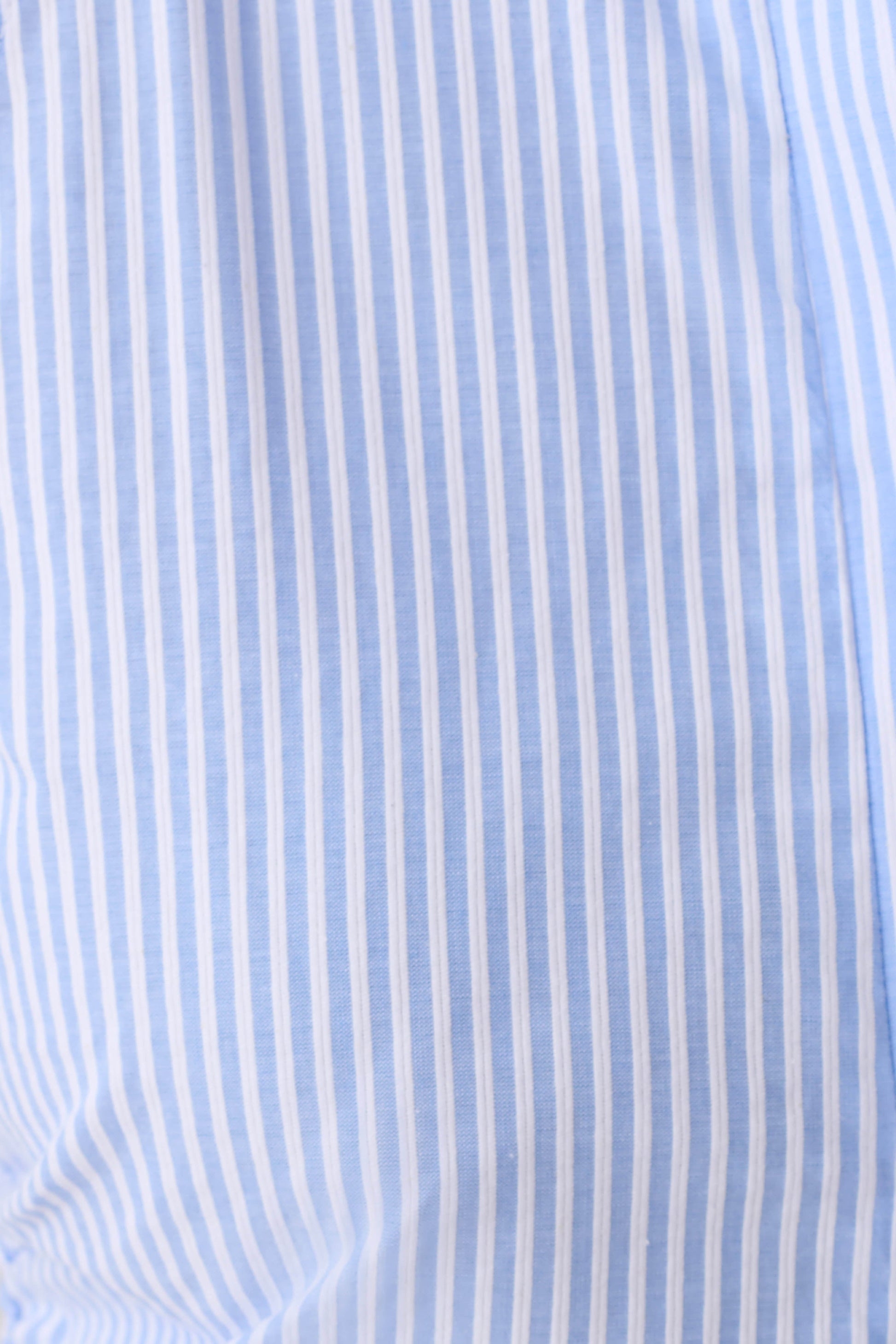 Allison Cotton Short - Blue Pinstripe #7