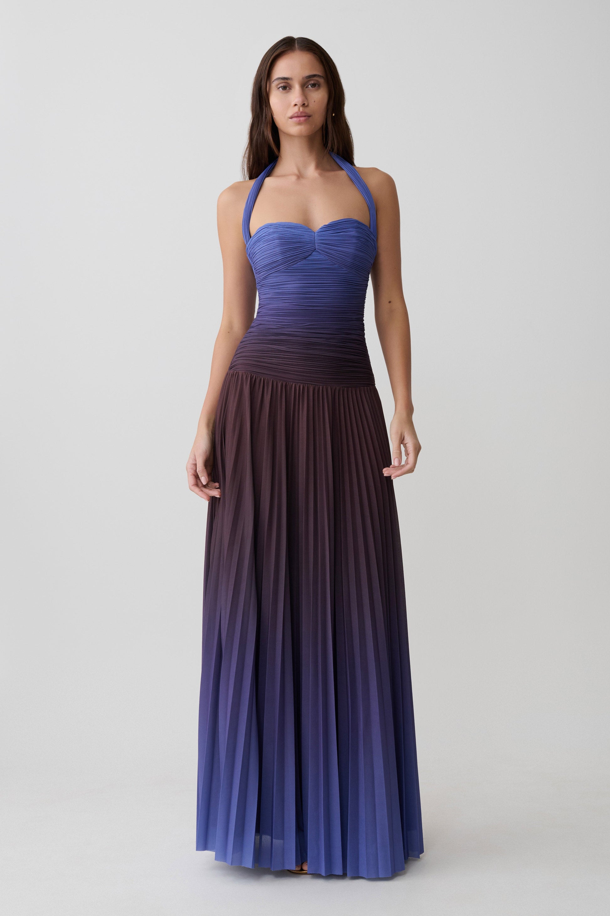 ombre blue and purple dress fitted lace wedding dress Ombre Eras Dress Lilac/Blue