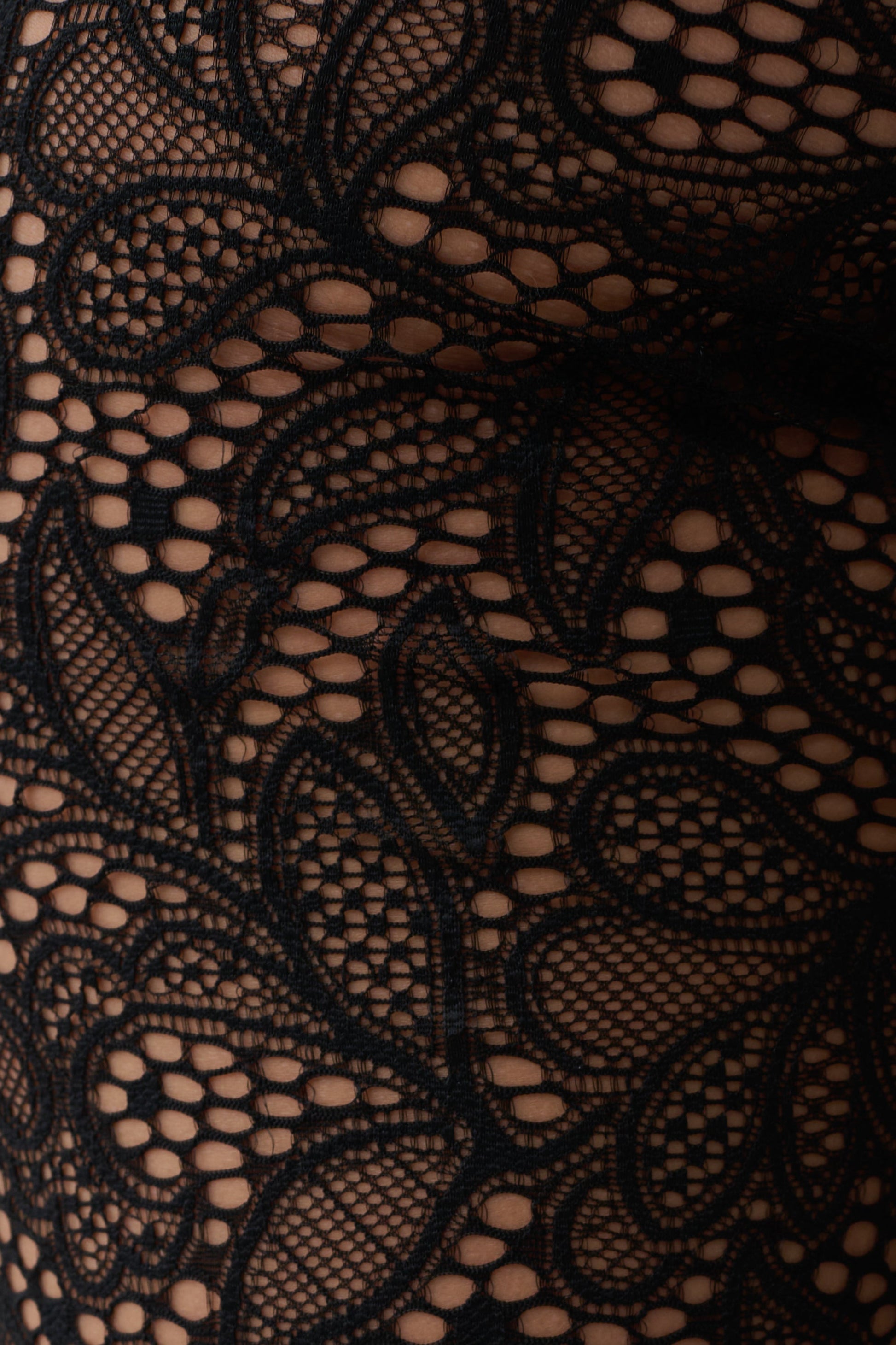 Theodosia Wide Leg Lace Pants - Black #6