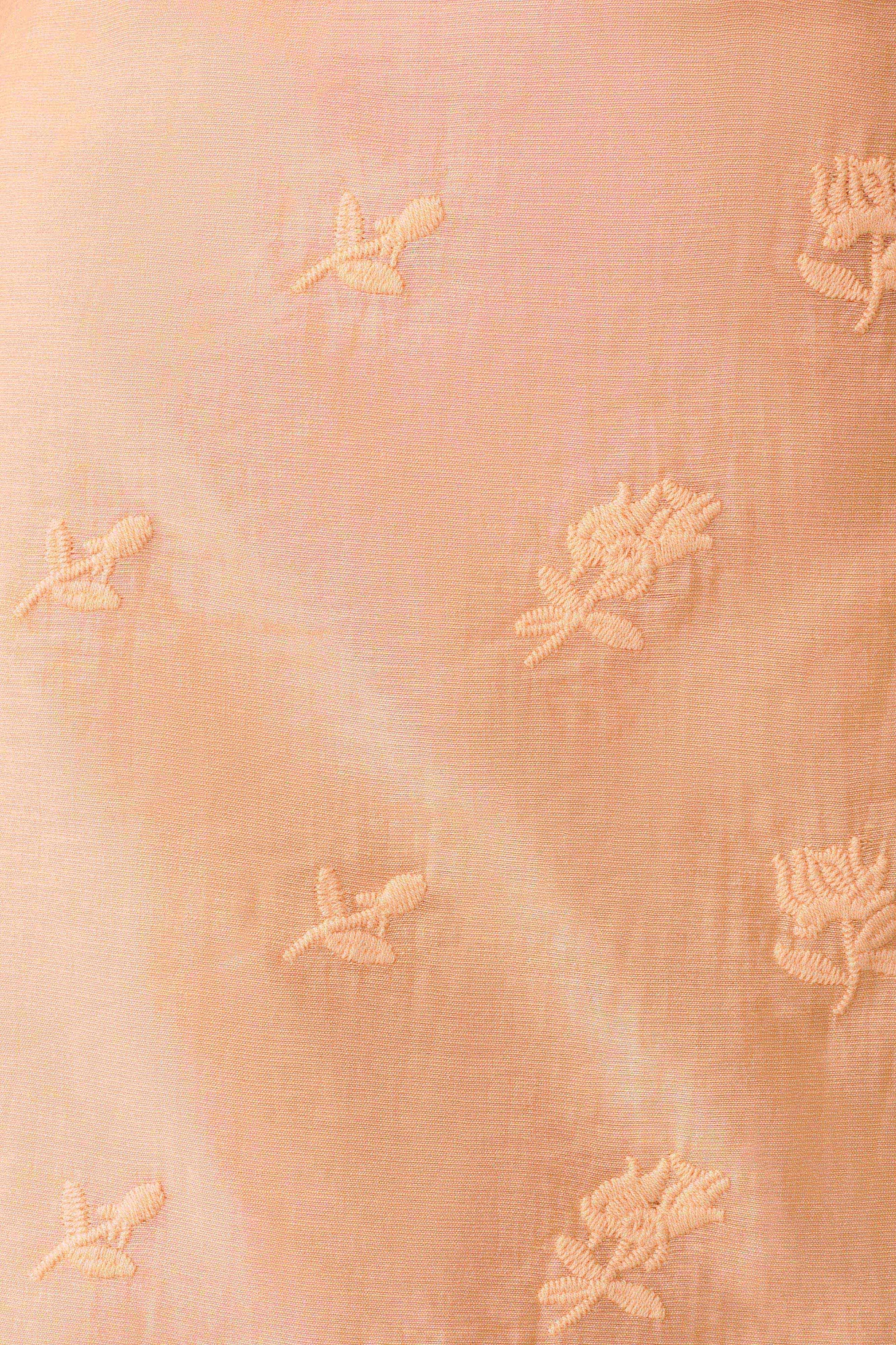Vivian Embroidered Mini Skirt - Orange #7