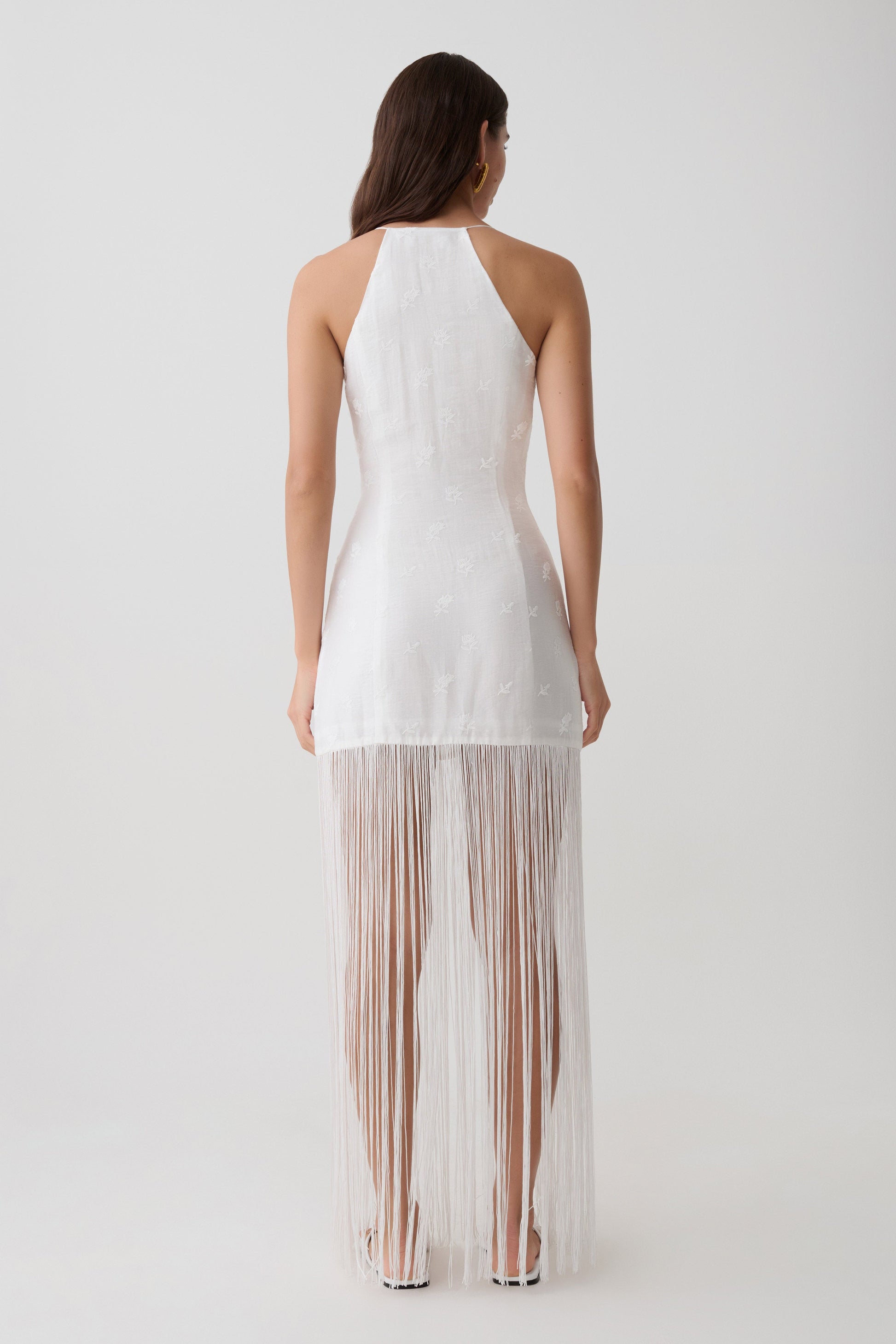 white tassel dress Verella - UK 14 | US 10 PLEASE NOTE Soiree of the Decade White