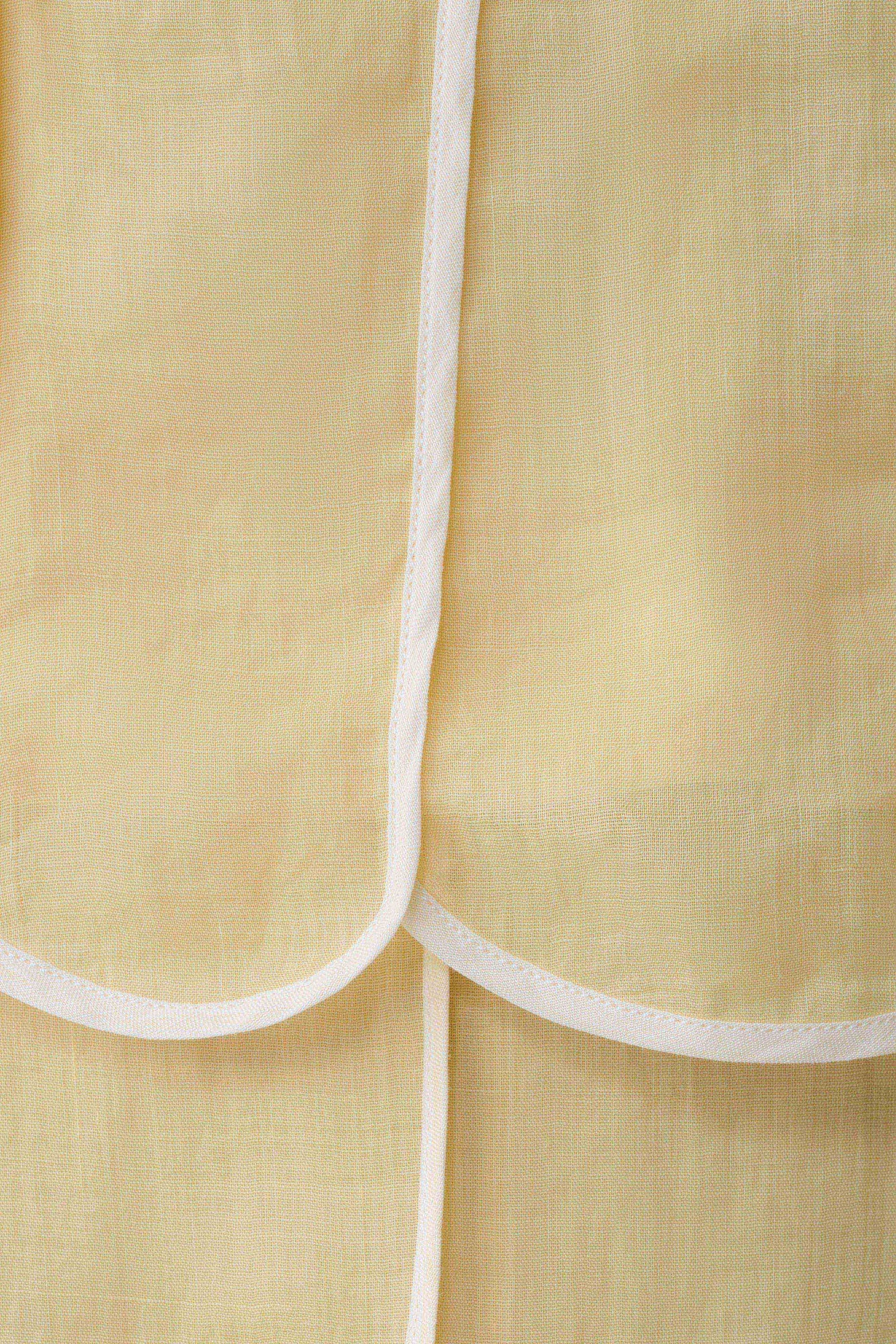 Georgia Panelled Halter Sleeveless Top - Butter