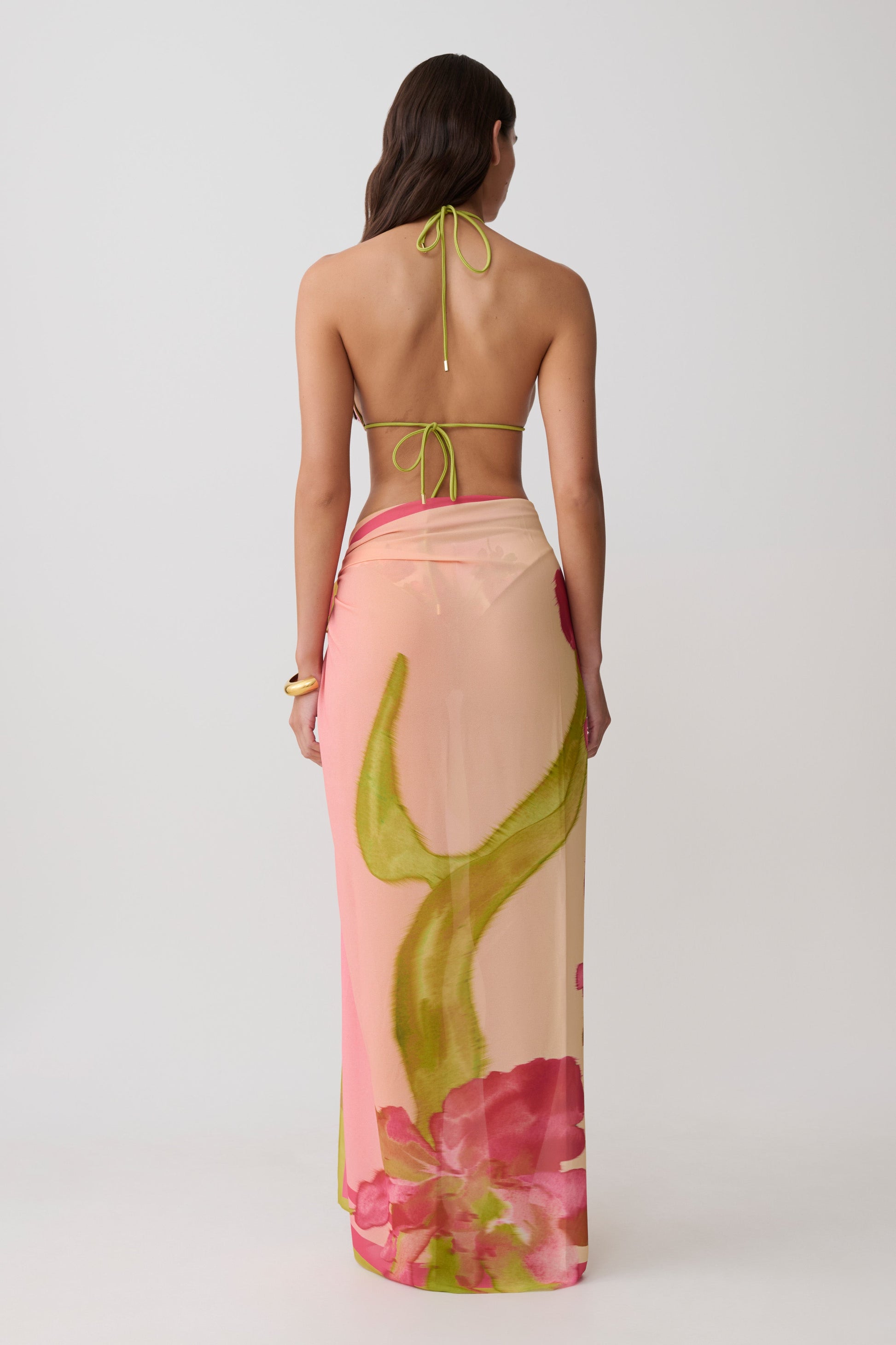 Nena Printed Sarong - Camillea Flower Print #2