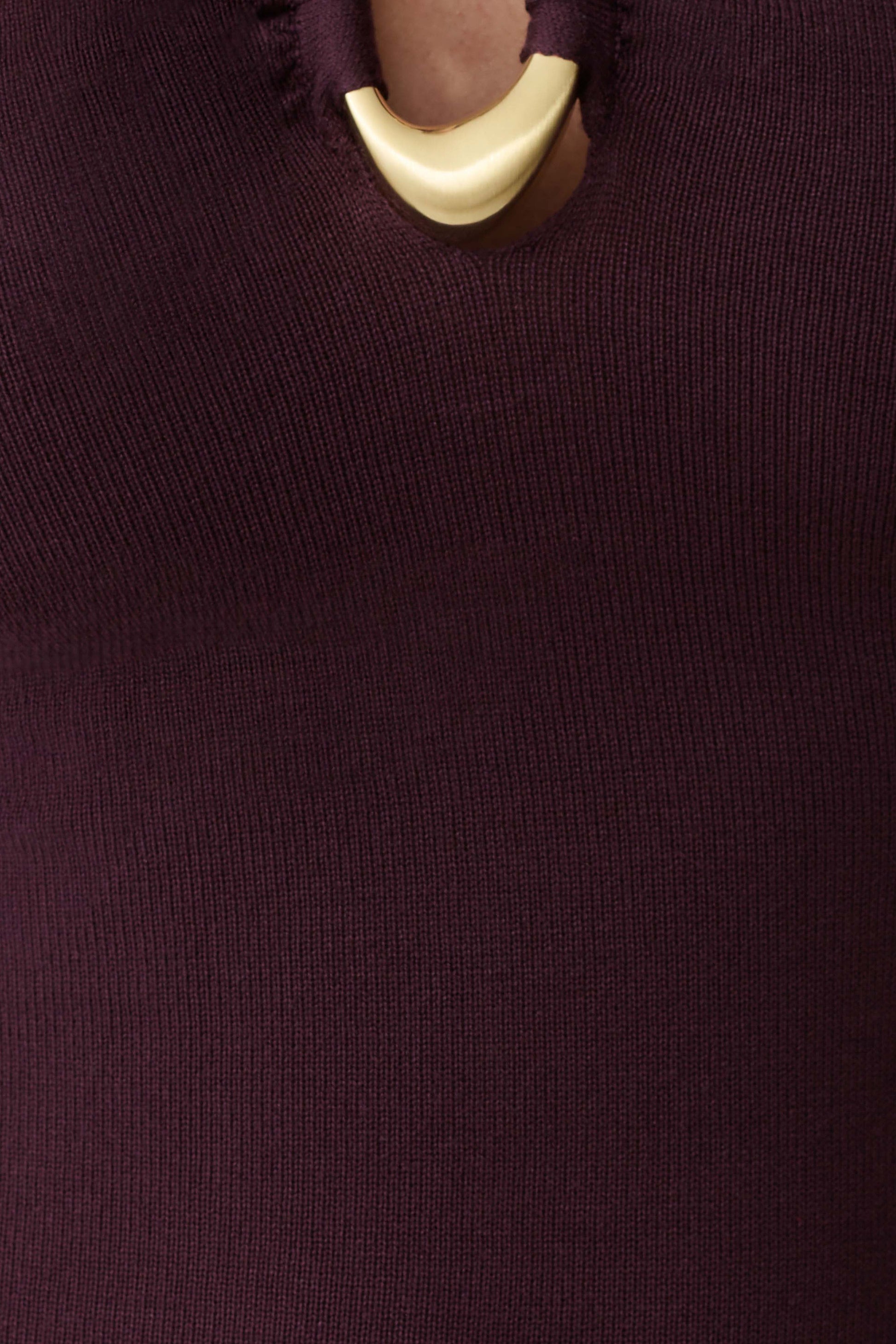 Dimitri Knit Midi Dress - Chocolate #7