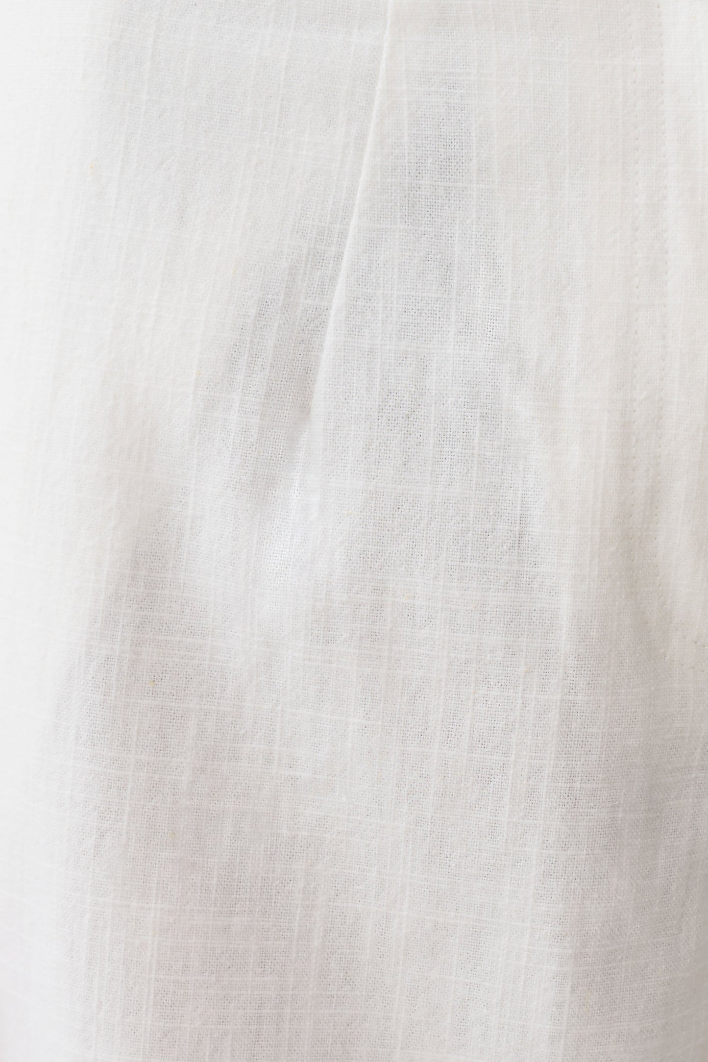 Brielle Straight Leg Linen Pant - White