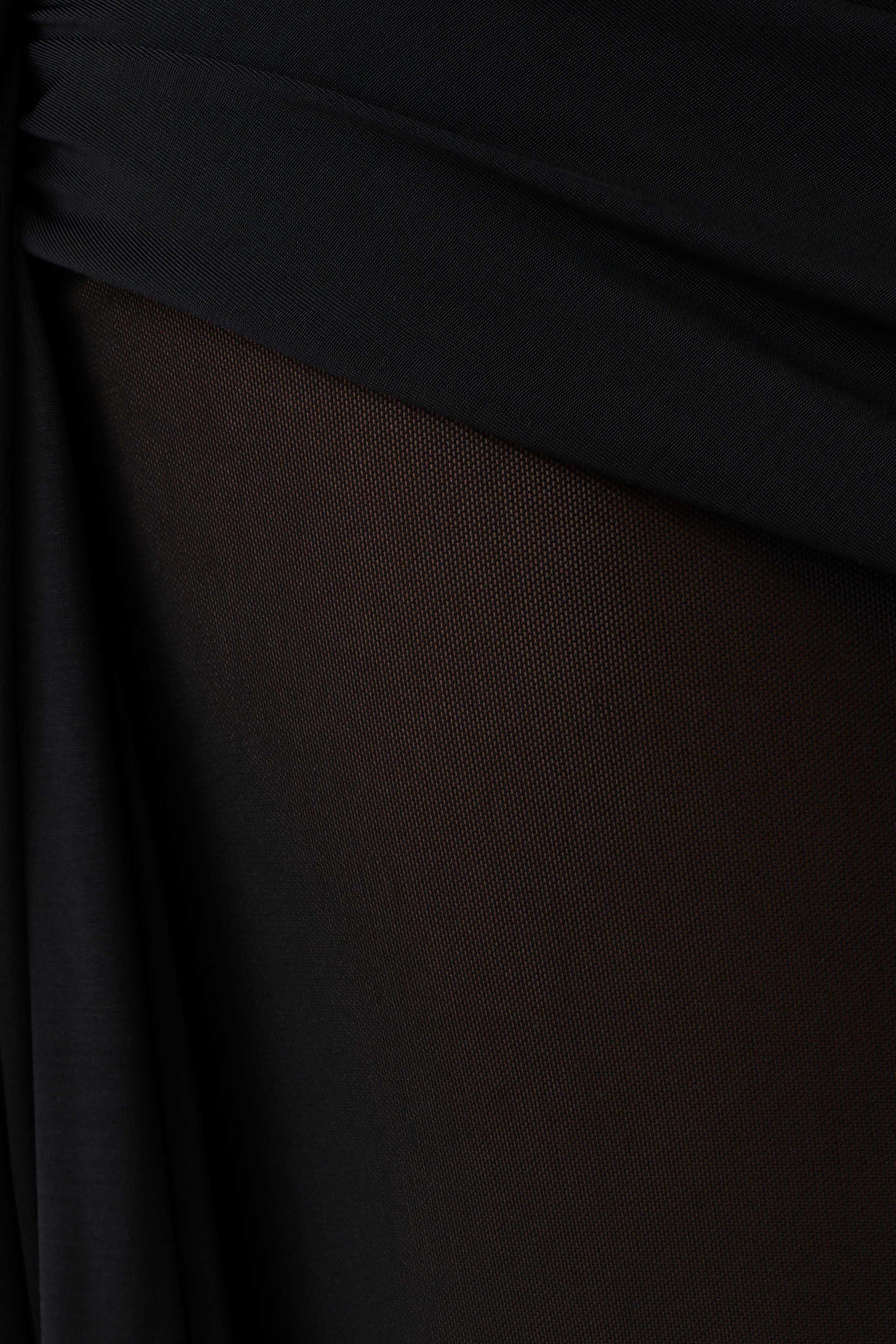 Asher Slinky One Shoulder Maxi Dress - Black #7