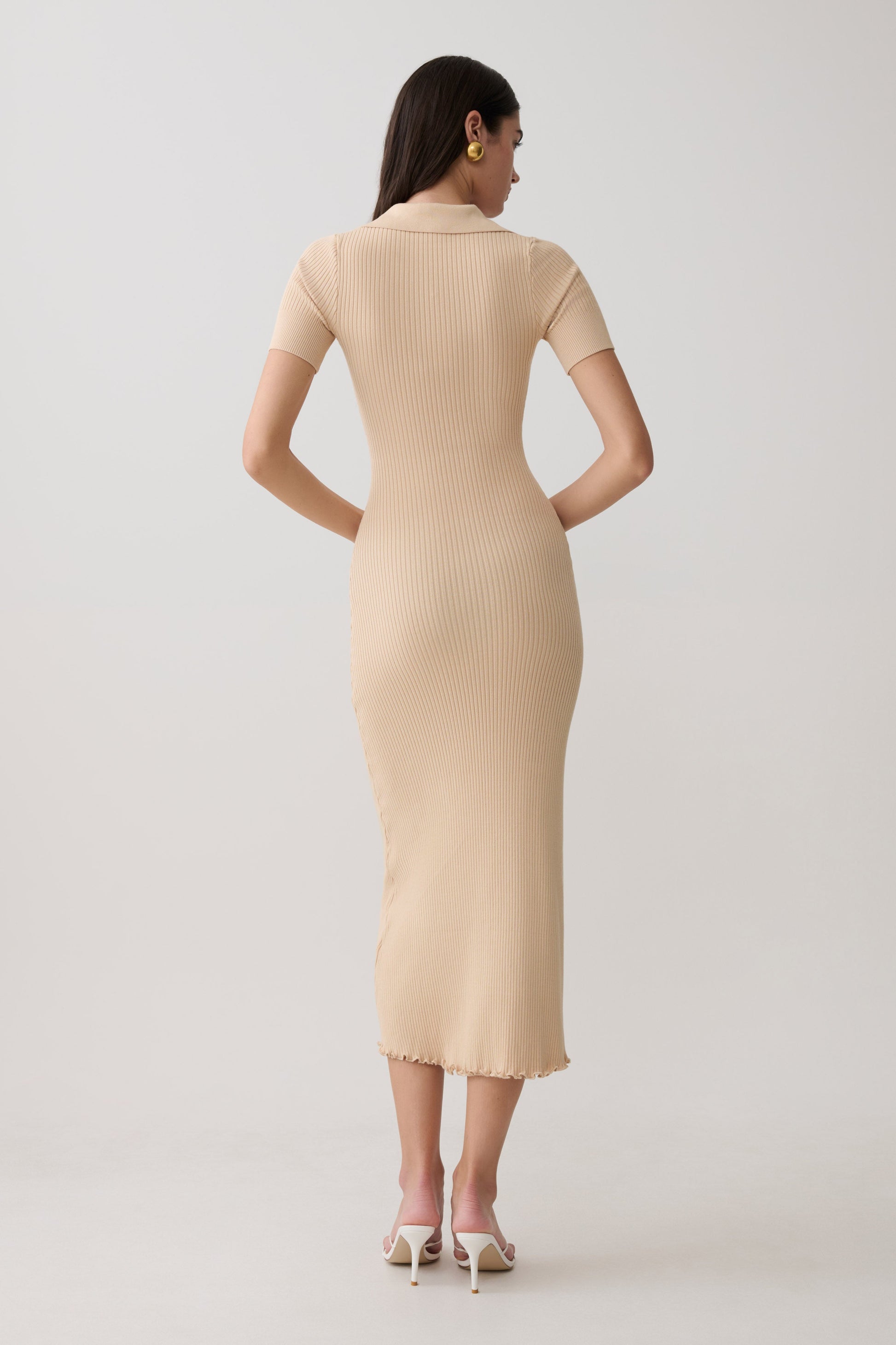 knit knee length dress Womens Long Sleeve Sweater Dresses Ribbed Knit Casual Crew Neck Knee Length Dress