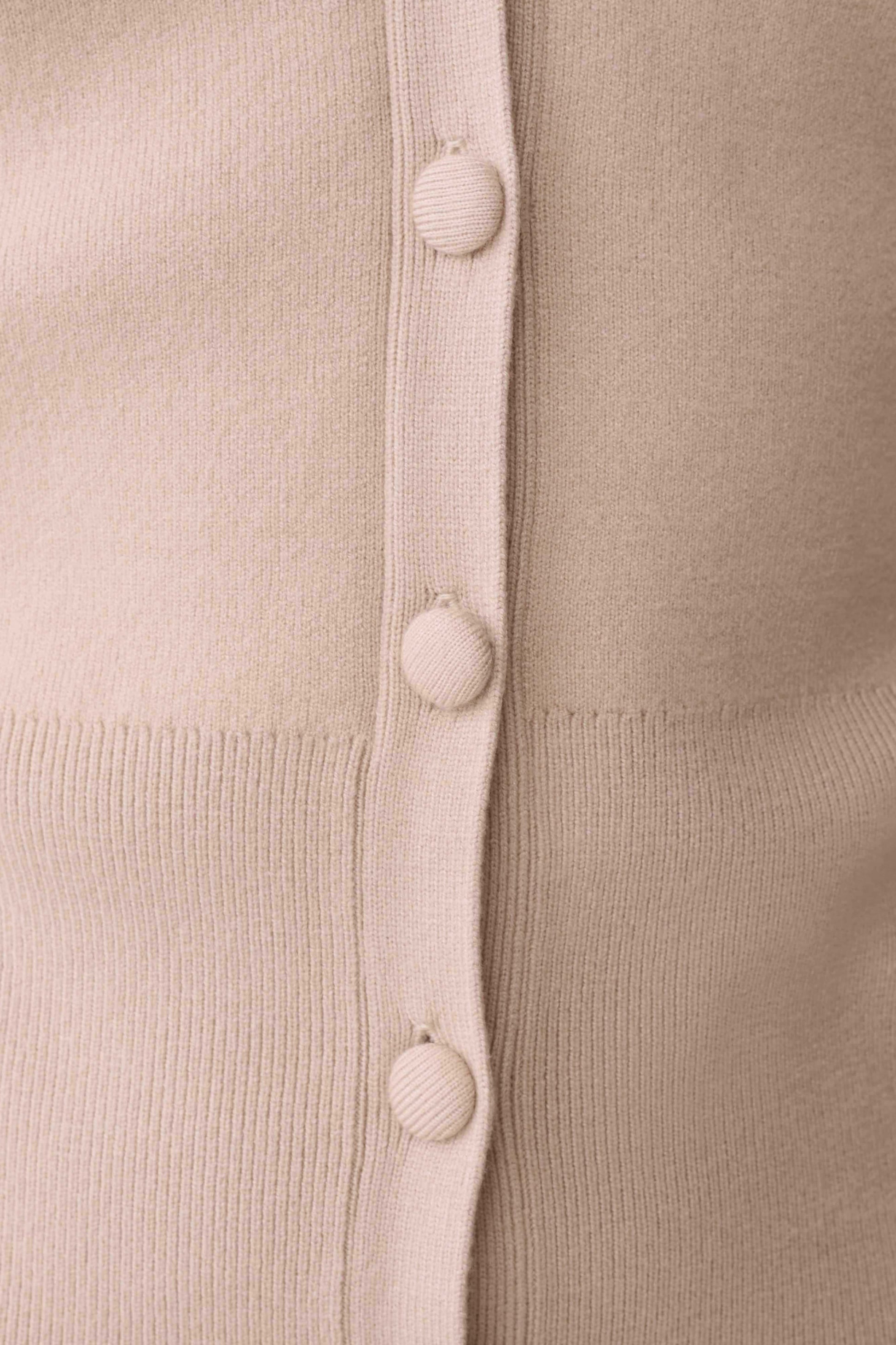 Blaine Knit Blouson Sleeve Cardigan - Oat Marle #8