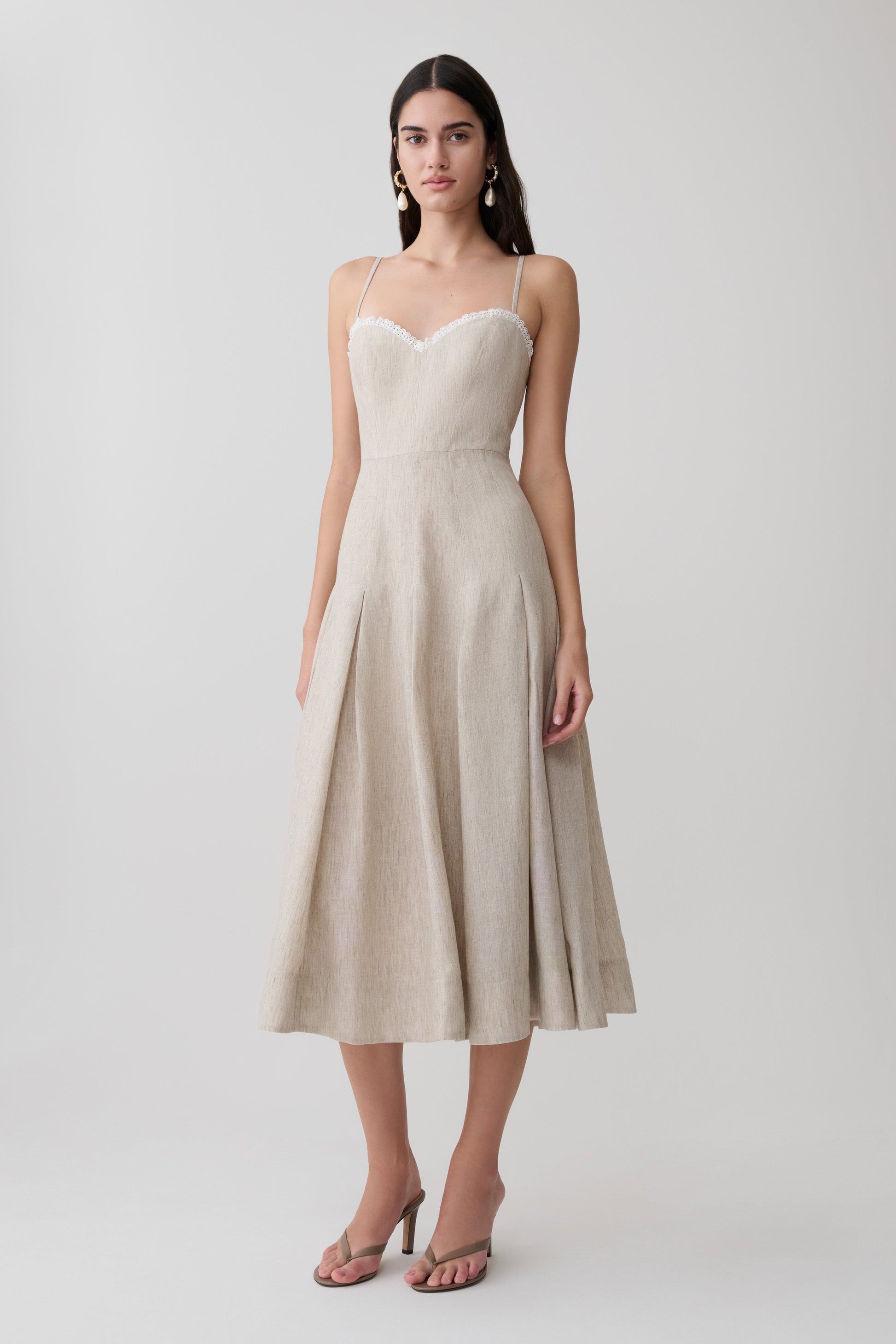 Taylor Midi Dress / Natural | MESHKI