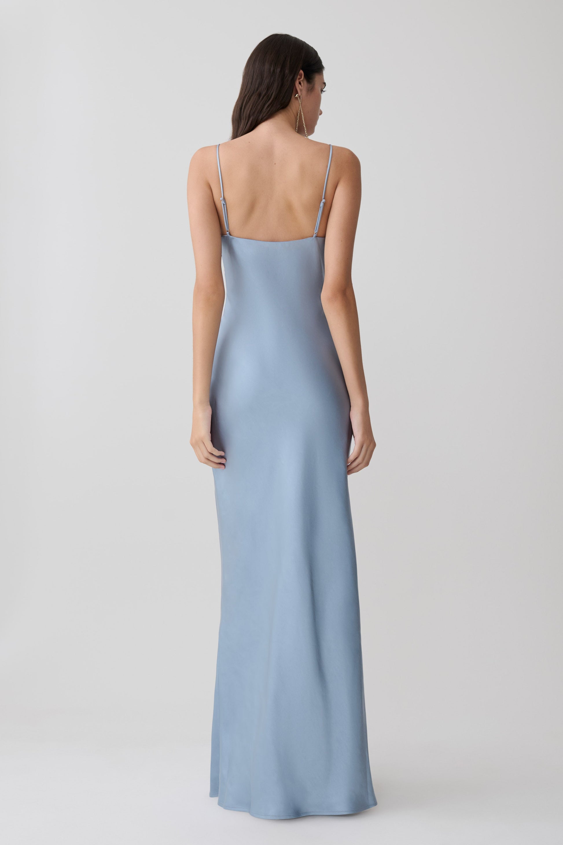 Martinne Chiffon Overlay Maxi Dress - Arctic Blue #5
