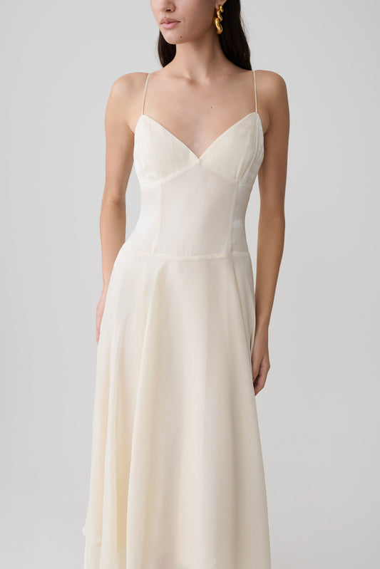 plain white silk dress Satin White Dresses