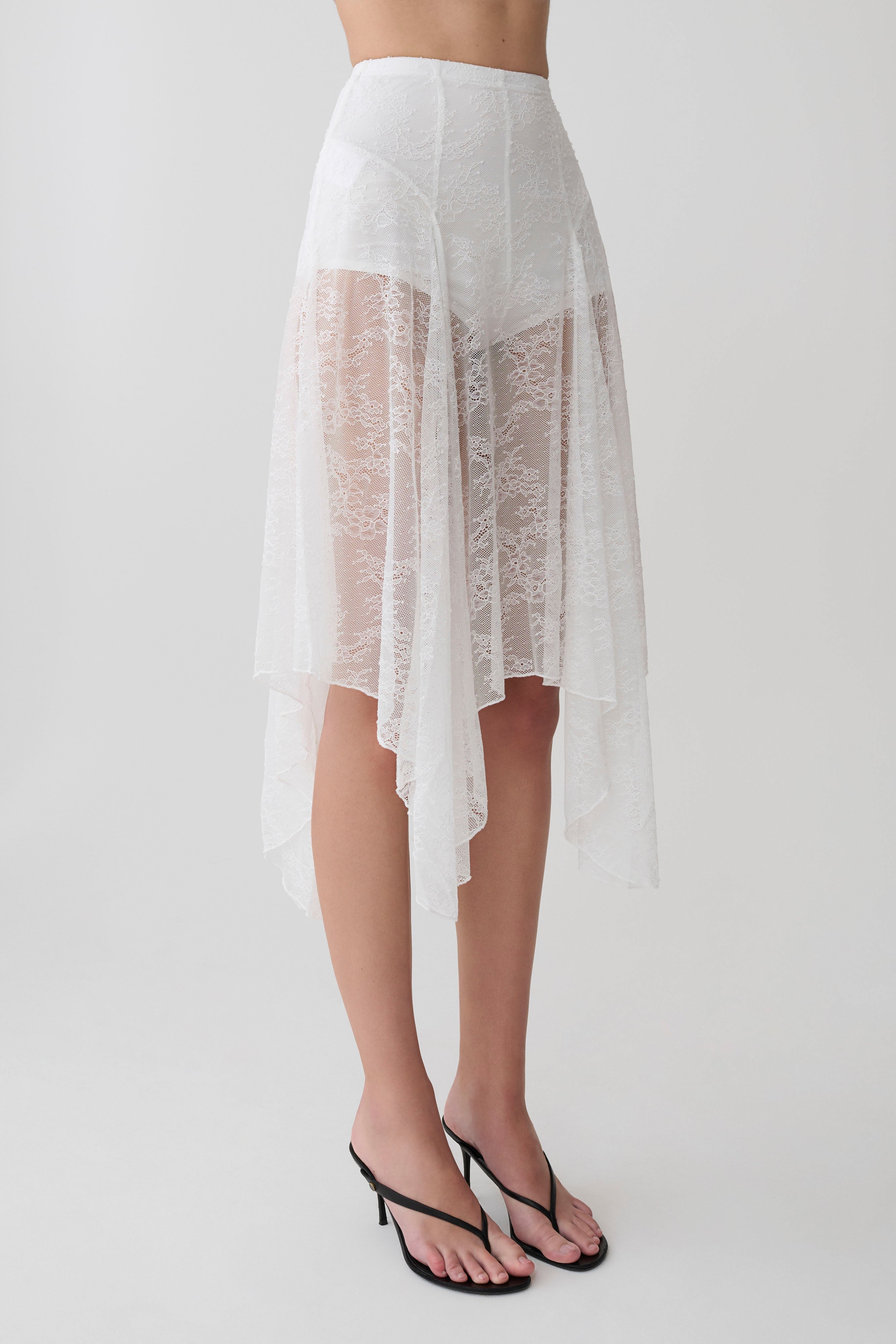 a*i様 threetimes katie lace skirt 白 アイボリー threetimes katie