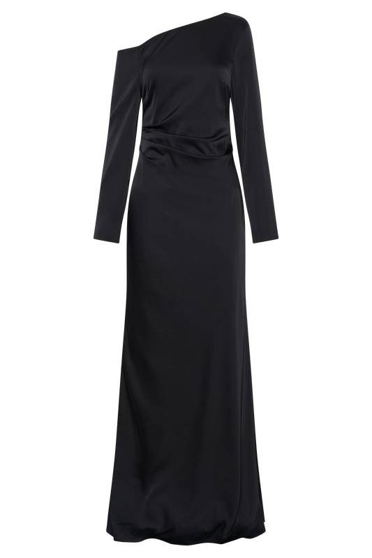 Black Satin Dresses | MESHKI US Black Satin Dresses | MESHKI US