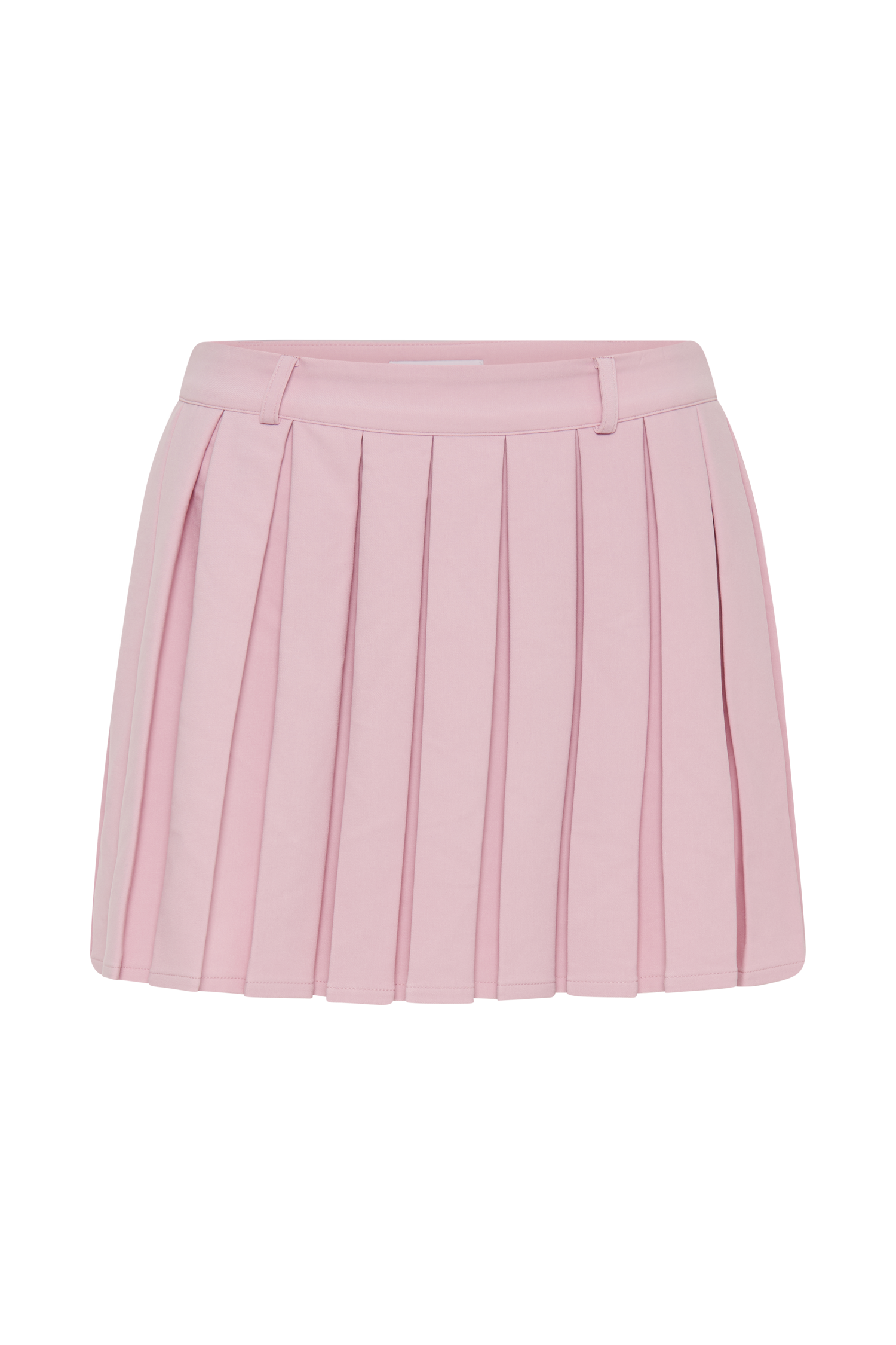 Mura Pleated Mini Skirt Baby Pink MESHKI US