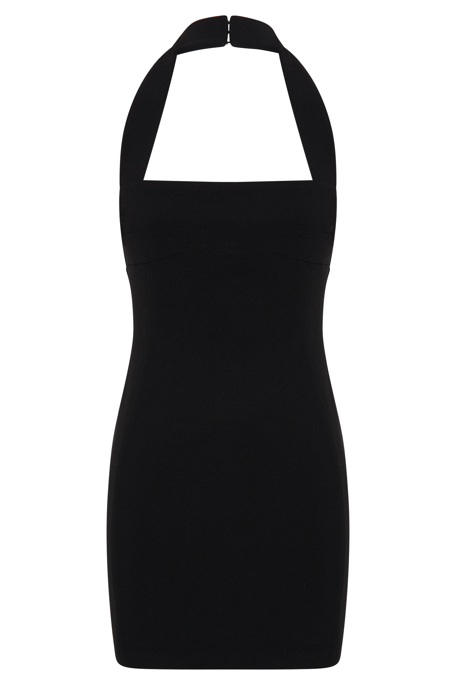 Amelita Suiting Halter Mini Dress - Black | MESHKI US Amelita Suiting Halter Mini Dress - Black | MESHKI US