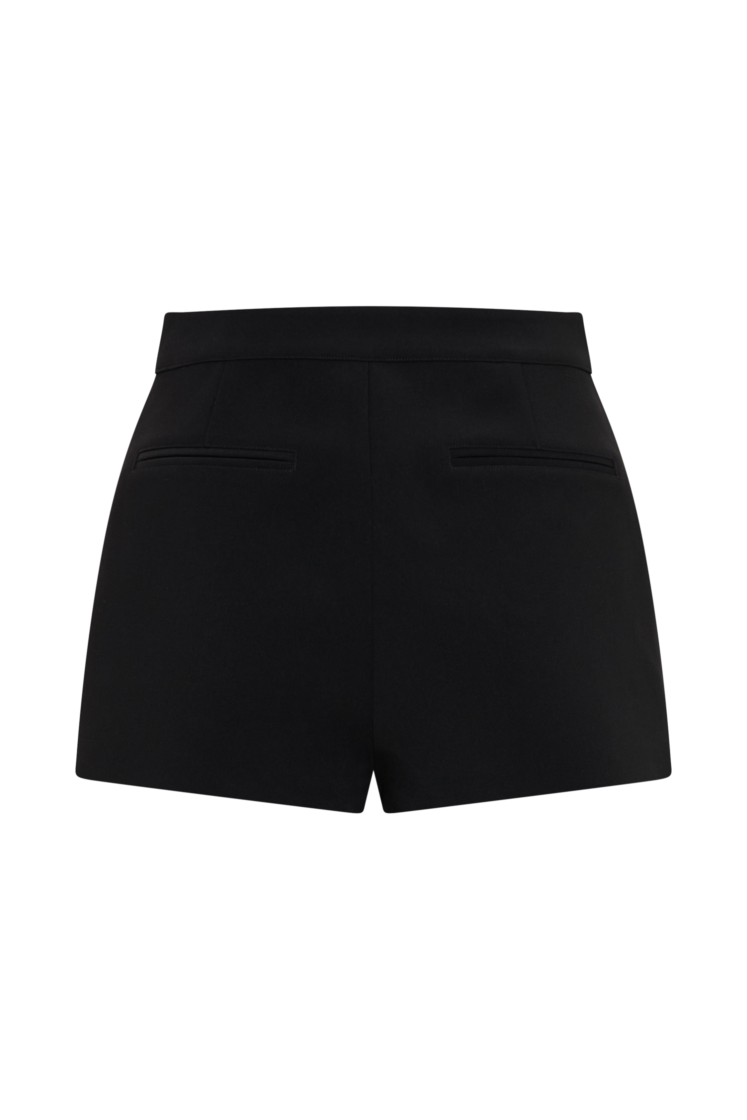 Short Hot Pants Femme H 11 27 – Noir, Coton, Taille XS – Taille Haute, Cordon