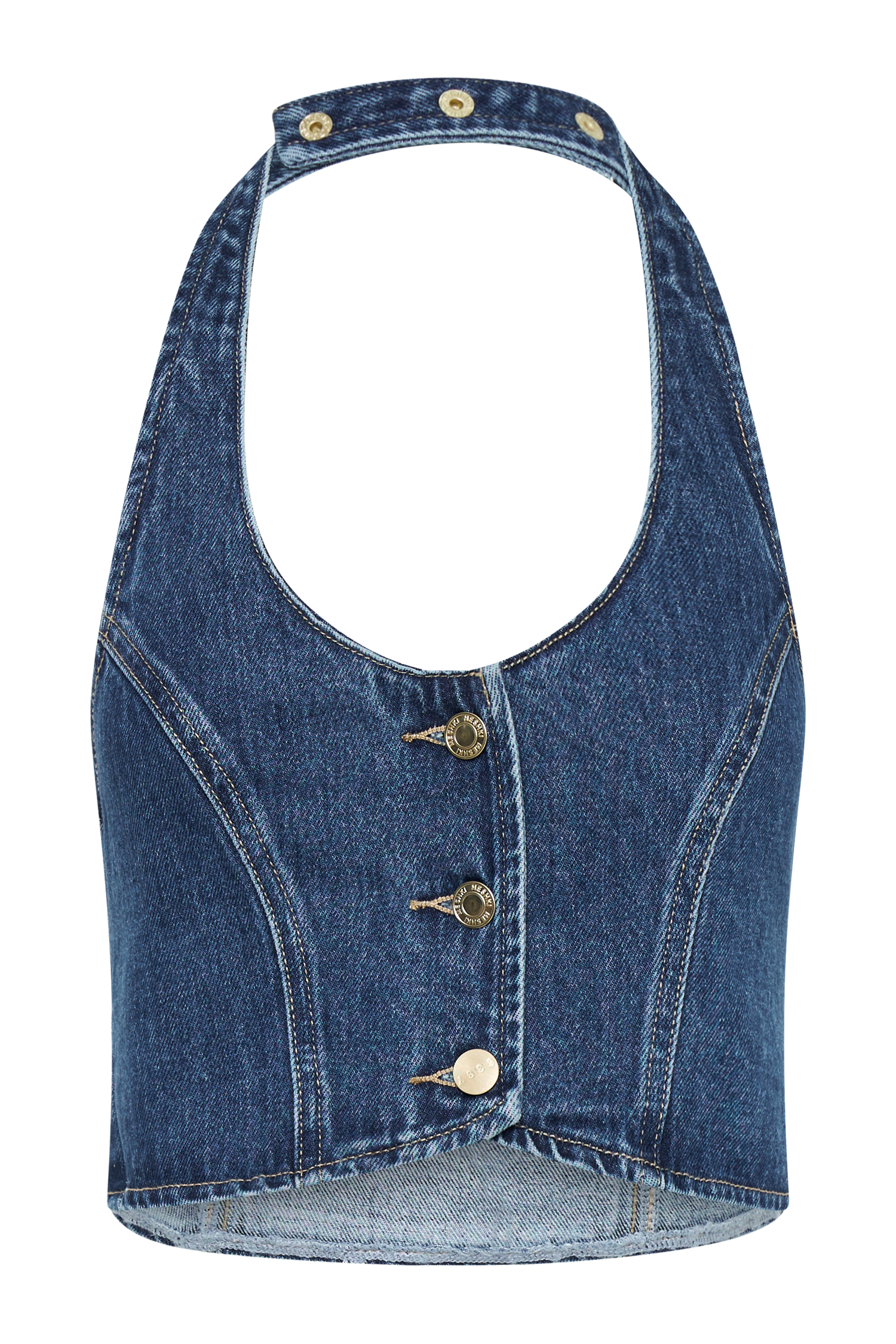Kieryn Denim Vest - Dark Blue | MESHKI US Kieryn Denim Vest - Dark Blue | MESHKI US