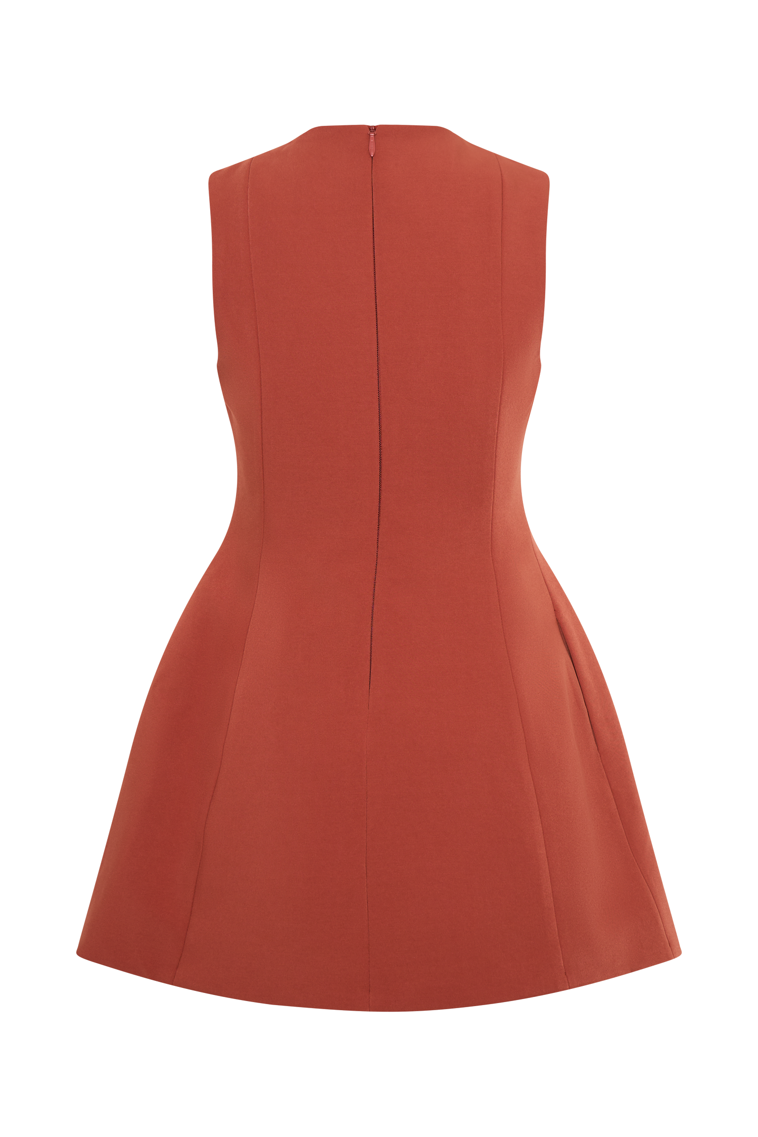 Winona Suiting Mini Dress With Cut Out - Chilli | MESHKI US Winona Suiting Mini Dress With Cut Out - Chilli | MESHKI US