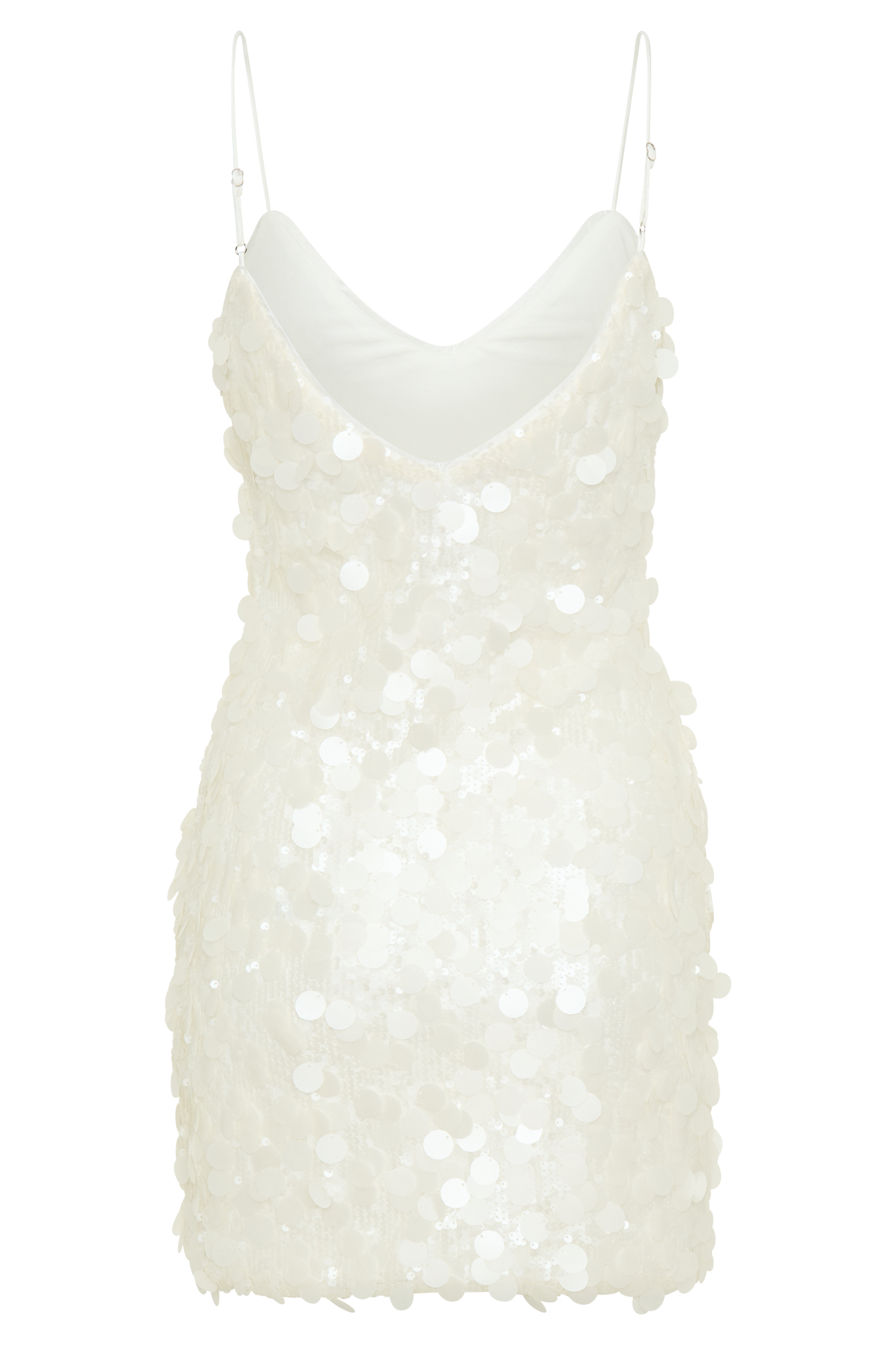 Romilly Sequin Mini Dress - Ivory | Womens Mini Dresses