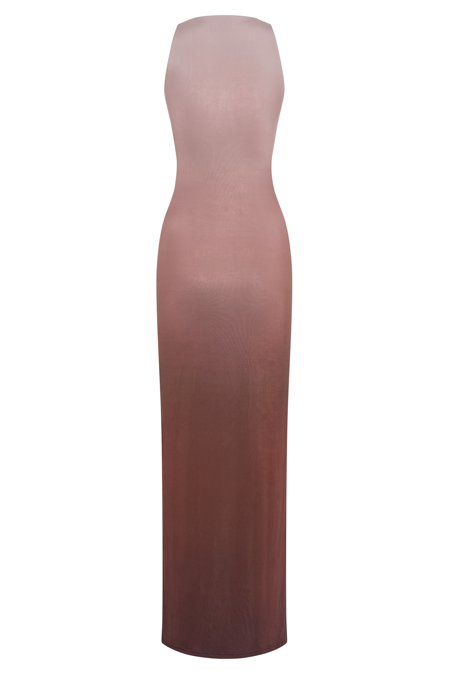 Stella Draped Slinky Maxi Dress - Mocha Ombre | MESHKI US Stella Draped Slinky Maxi Dress - Mocha Ombre | MESHKI US