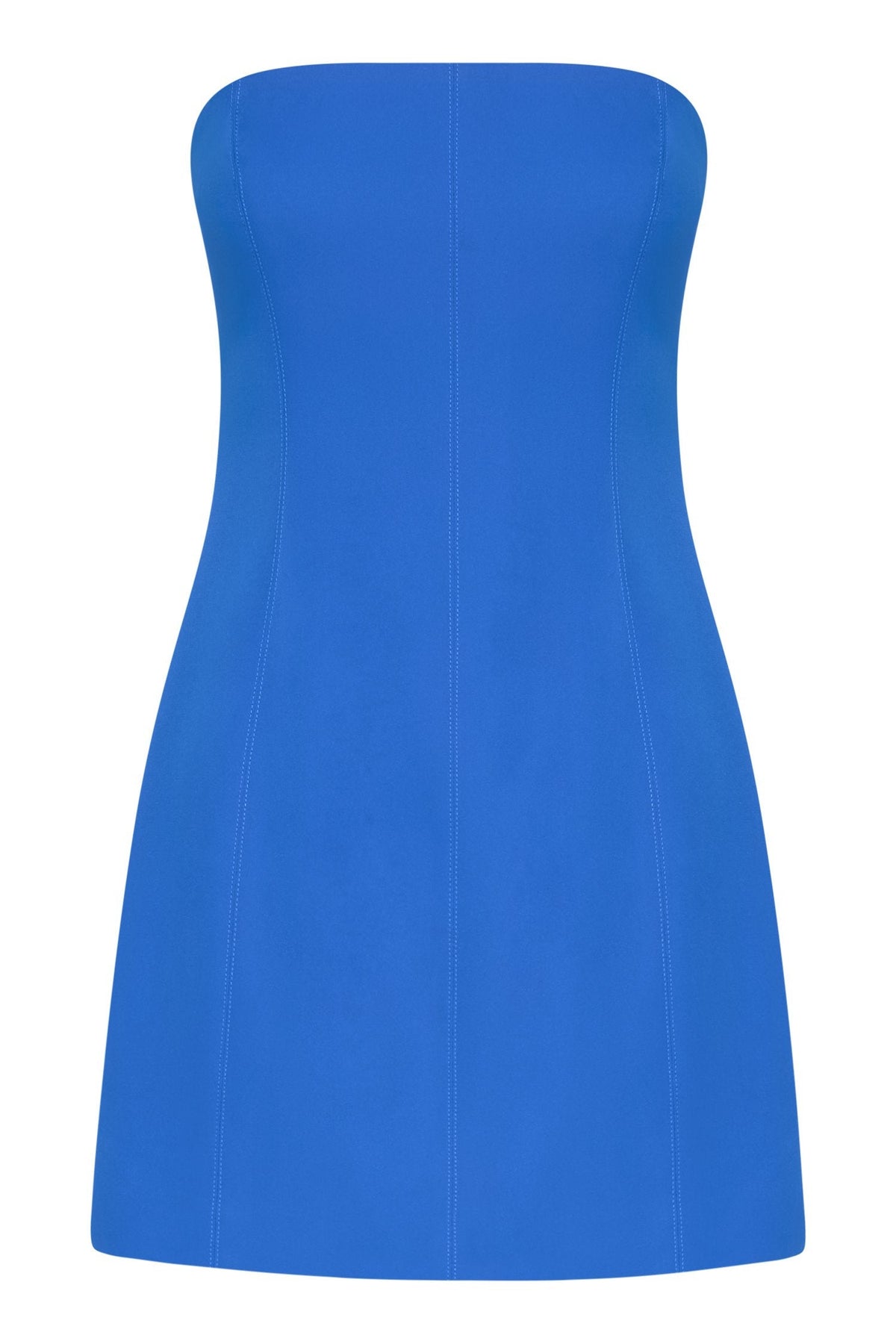 Maci Crepe Mini Dress - Cobalt Blue #10