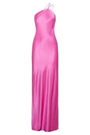 Alena One Shoulder Maxi Dress - Pink