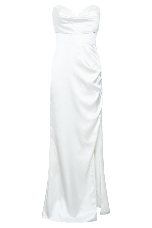 Marilyn Corset Gown - White