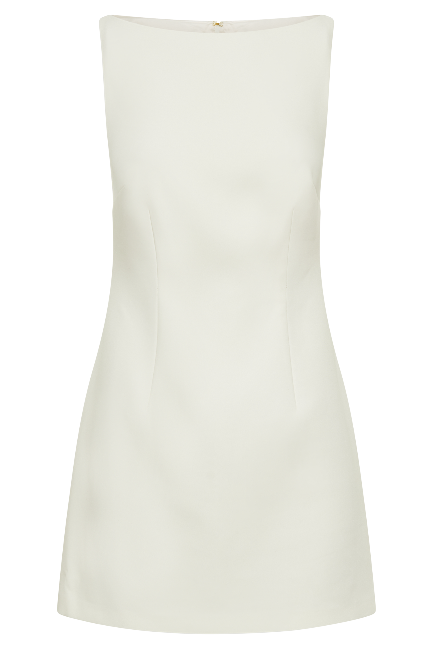 Angela Suiting Mini Dress - Ivory #8
