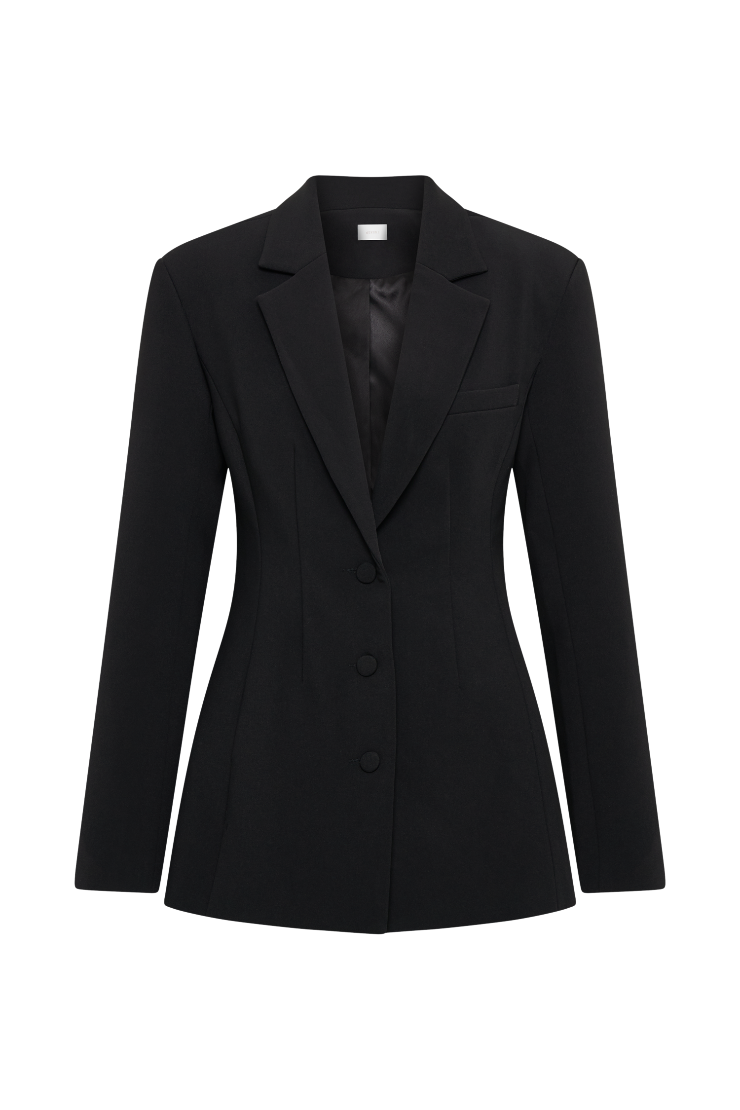 Greer Hourglass Suiting Blazer - Black #8
