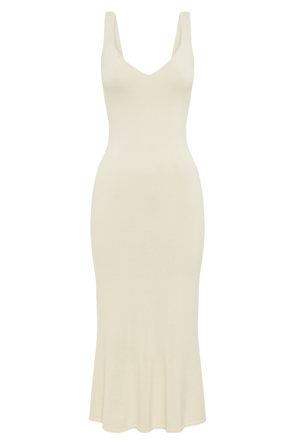 Easton Knit Midi Dress - Ivory