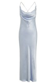 Kalani Chain Maxi Dress - Ice Blue