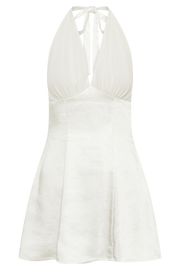 Richelle Satin Mini Dress - Ivory