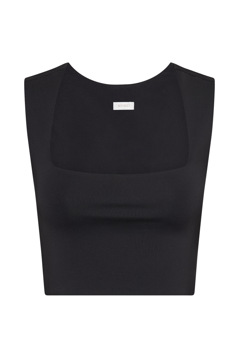 Linley Recycled Nylon Cropped Top - Black