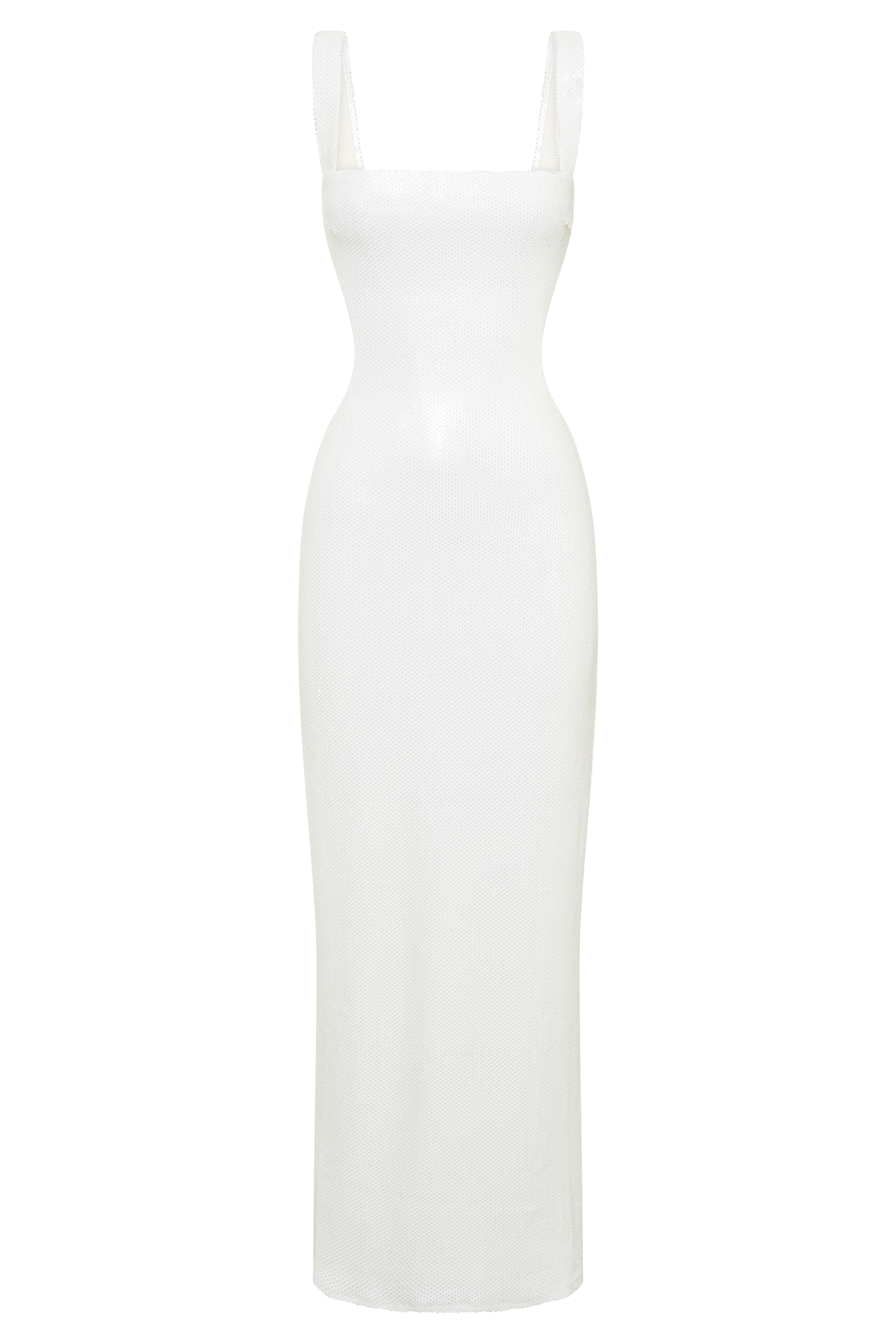 Adoria Sequin Cut Out Maxi Dress - White | MESHKI US Adoria Sequin Cut Out Maxi Dress - White | MESHKI US