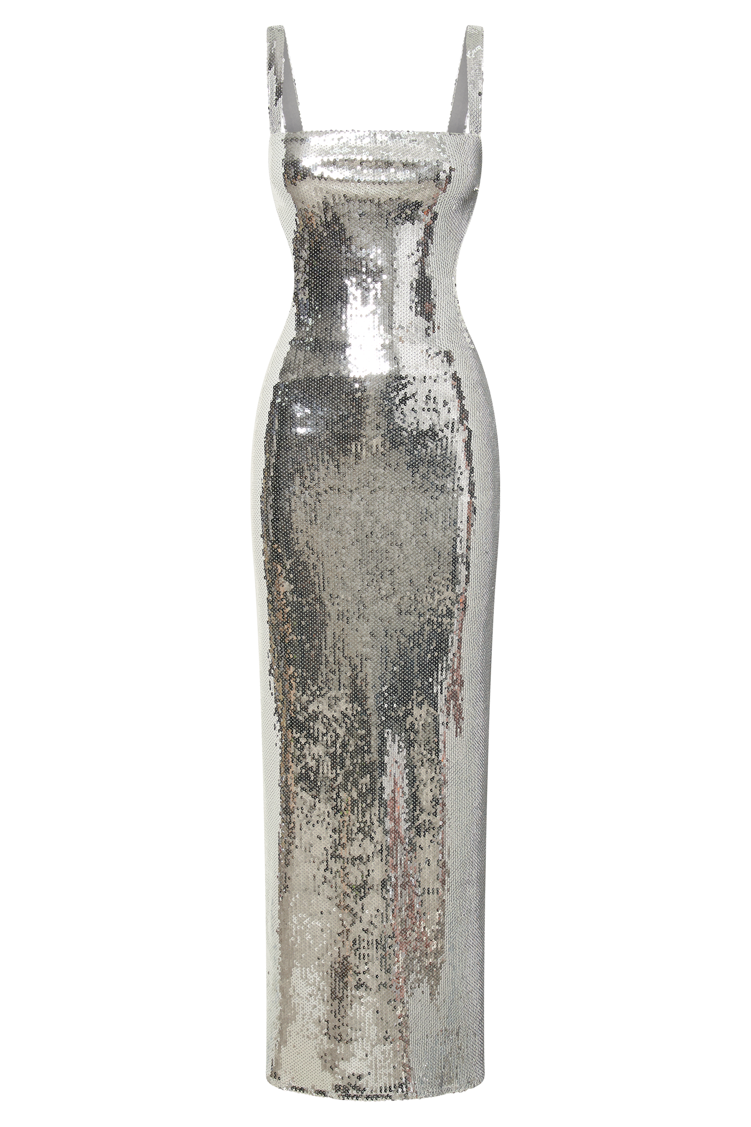 Adoria Sequin Cut Out Maxi Dress - Silver | MESHKI US Adoria Sequin Cut Out Maxi Dress - Silver | MESHKI US